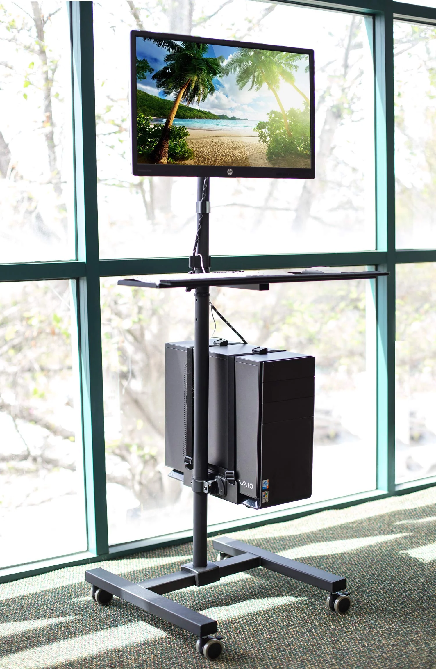 Mount-It! Rolling Computer Cart. Mobile Workstation