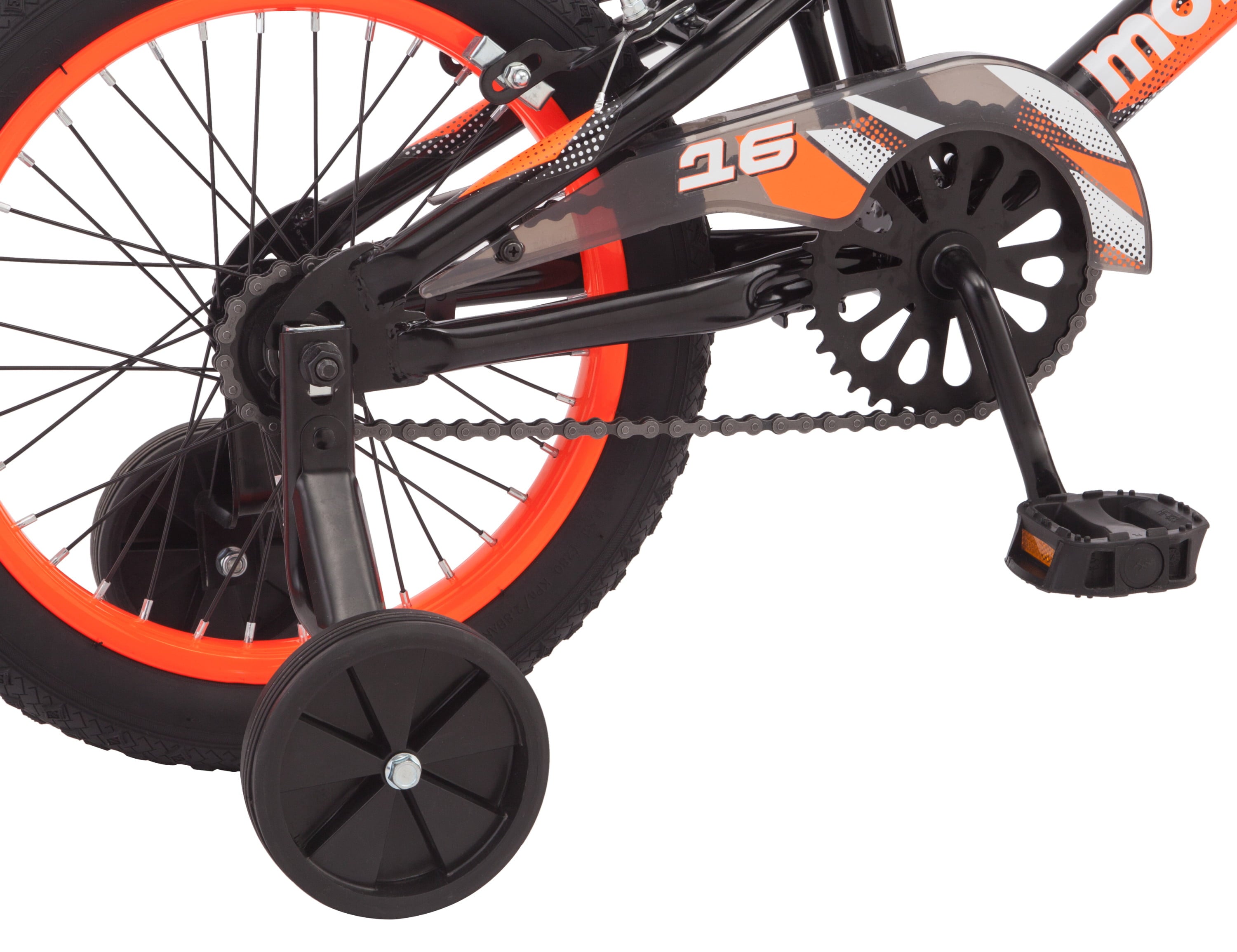 16 Mutant Kid's BMX Bike. Ages 3-5. Black & Orange