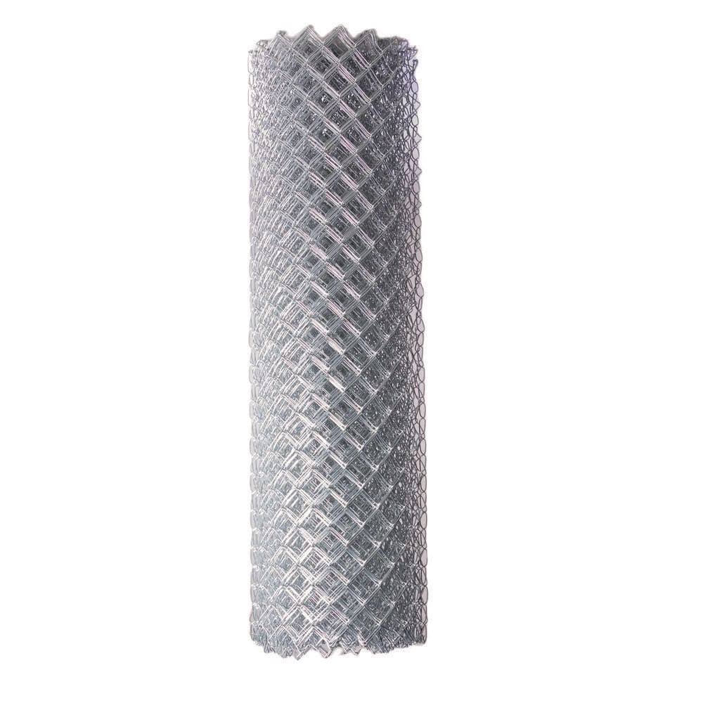 Lowe's 6-ft H x 50-ft W 11.5-Gauge Galvanized Steel Chain Link Fence Fabric with Mesh Size 2.375-in | 57780003(6-Ft H X 50-Ft W 11.5 / Size 2.375-in)