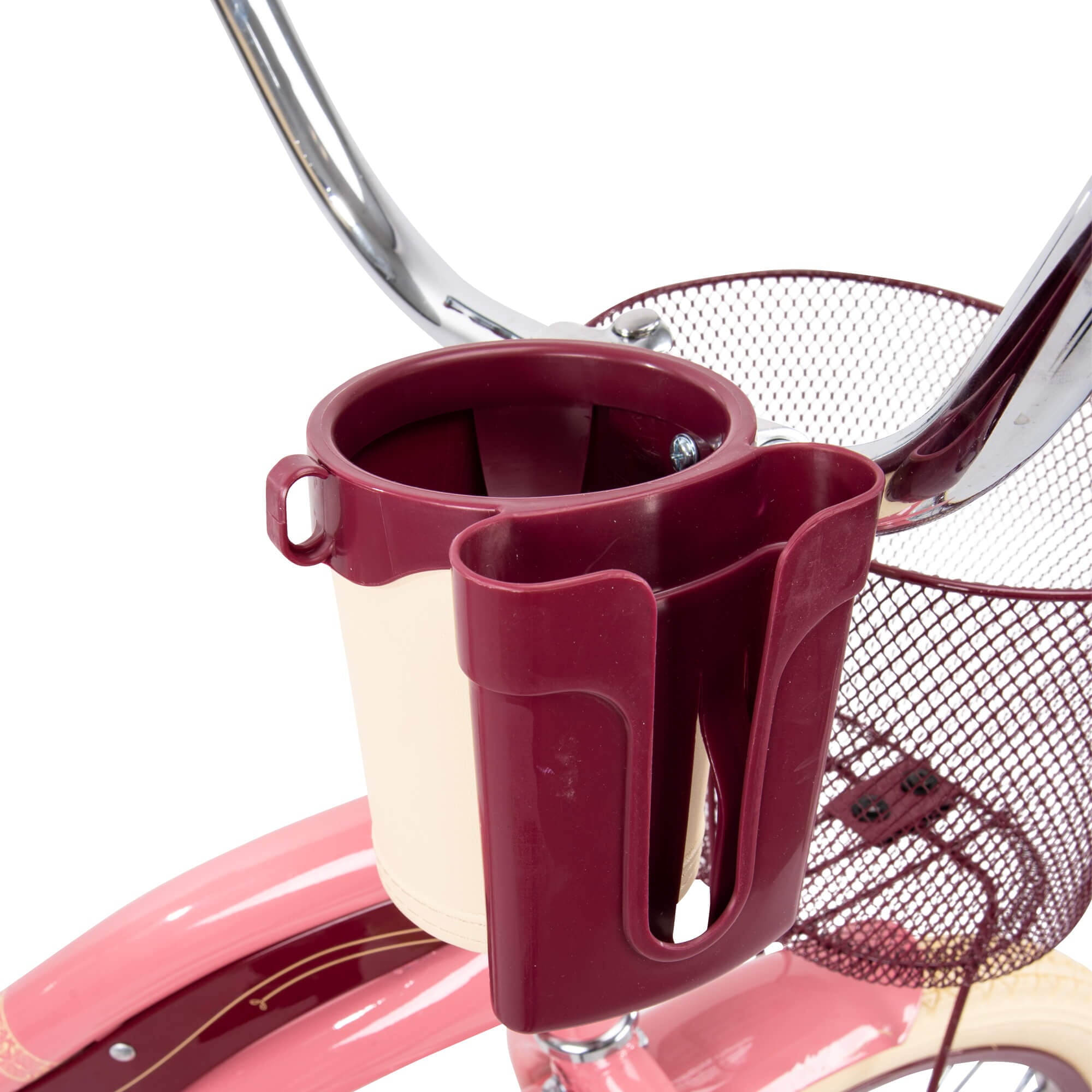 24 Nel Lusso Girls' Cruiser Bike. Pink Blush Powder