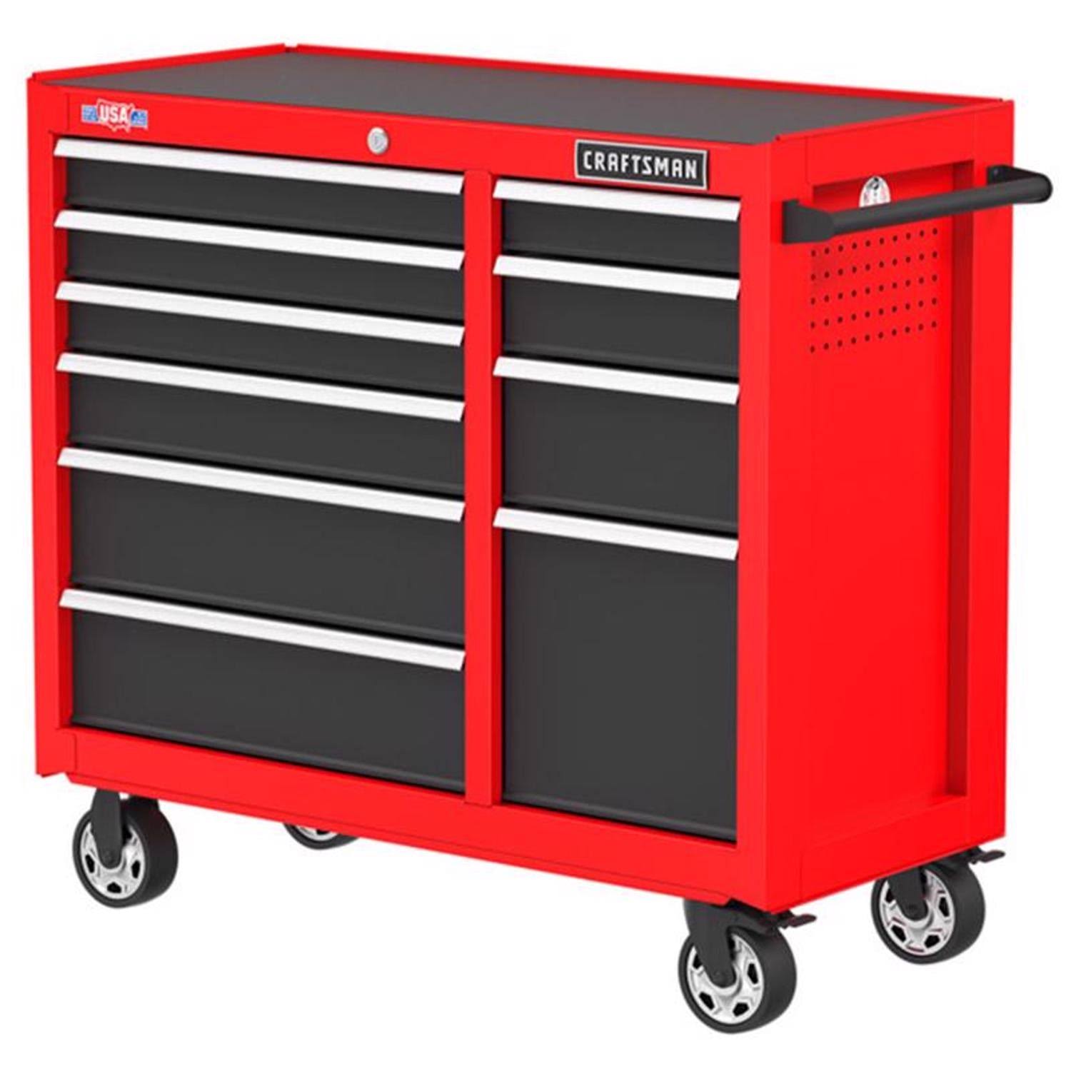 Craftsman 41 10-Drawer Rolling Tool Cabinet .-Instock