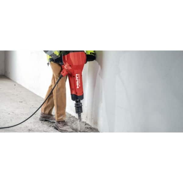 15 Amp 120V Hex 28 Corded 32.3 in x 23.1 in. x 8.6 in. TE-3000 AVR Electric Jack Hammer with Trolley. Cord and Chisels