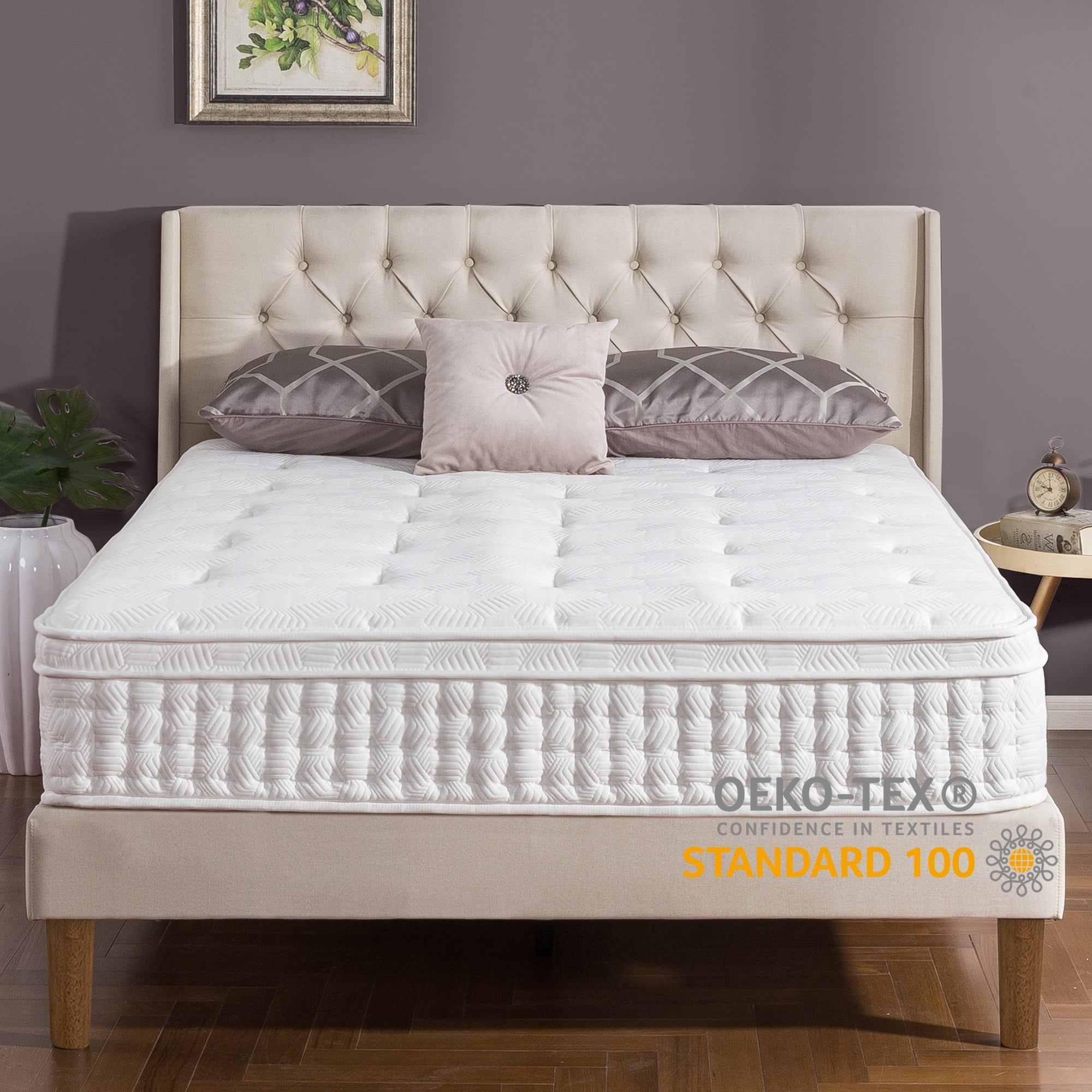 Euro Top 12�� Hybrid of Comfort Foam and Pocket Spring Mattress. Queen