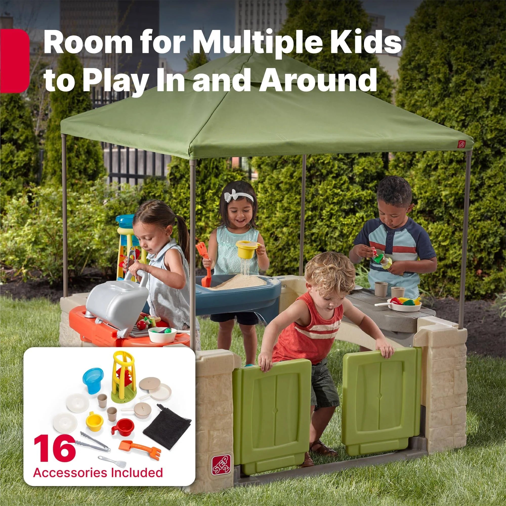 Step2 All Around Playtime Patio with Canopy - MadeInUSA