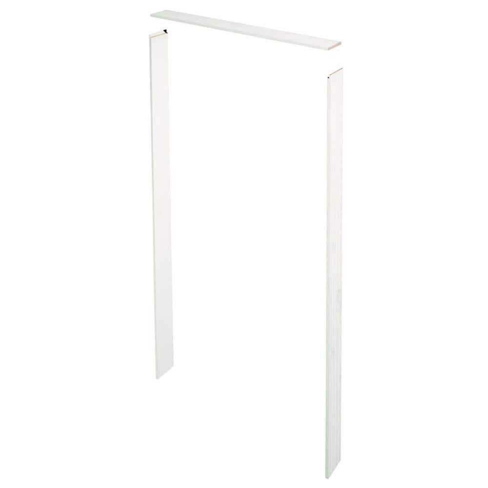 ReliaBilt 0.68-in x 36-in x 6.66-ft Primed Pine Door Casing Kit in White | 49163SFJPML