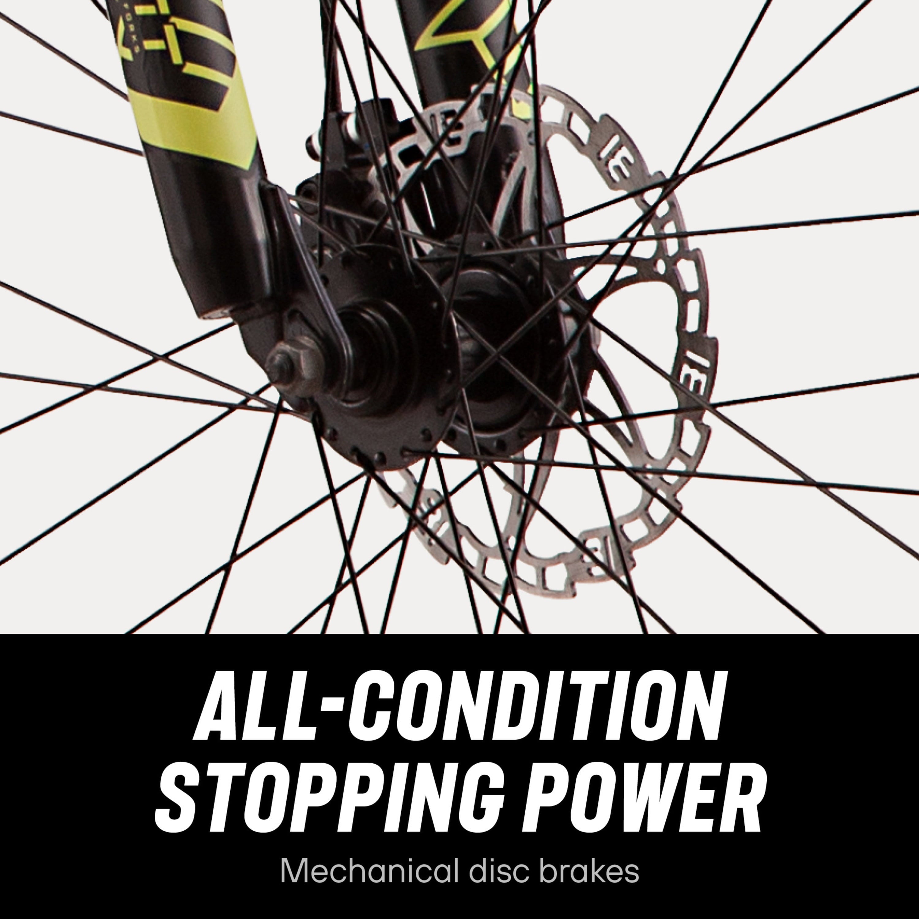 Bash Suspension mountain bike. 21 speeds. 26-inch wheels. green