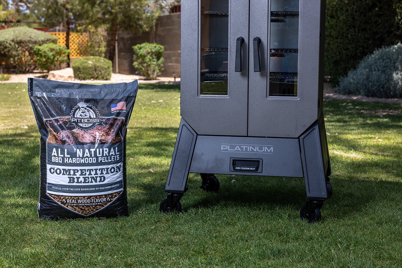 Boss 100% All-Natural Hardwood Competition Blend BBQ Grilling Pellets. 40 Pound Bag