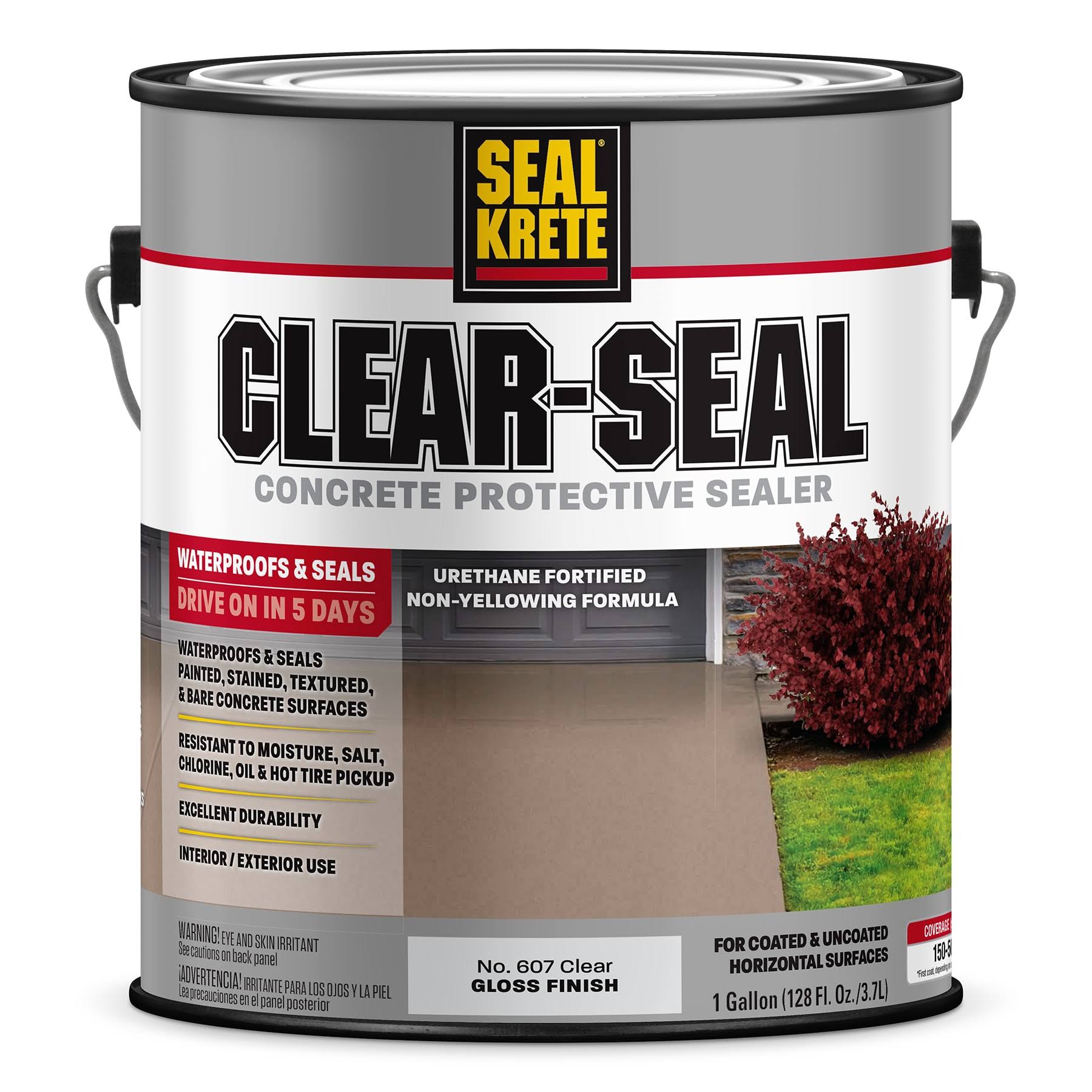 Seal Krete Clear-Seal Clear High Gloss Sealer Can - 1 gal can