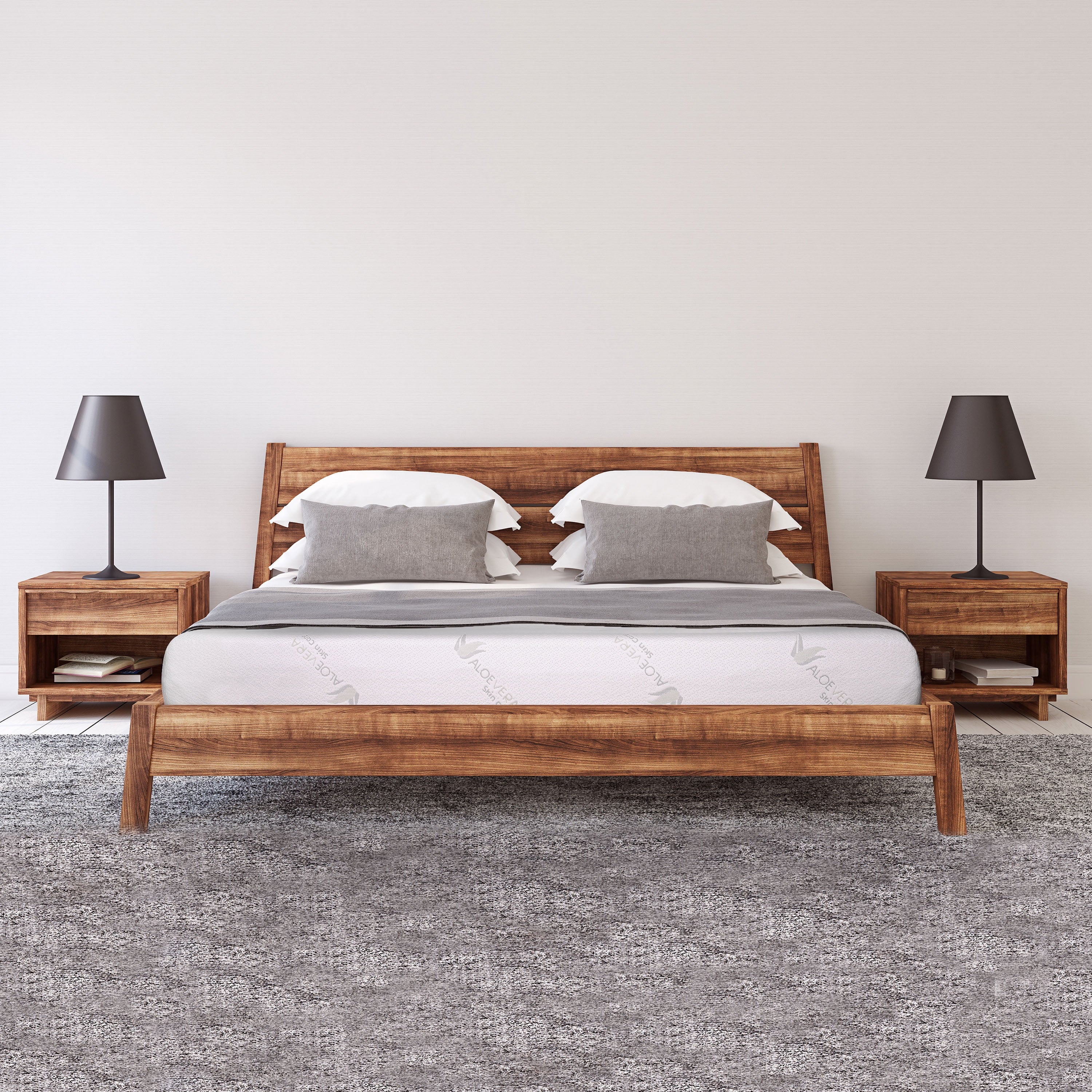 Pacific Aloe Vera 8 Memory Foam Mattress. Queen