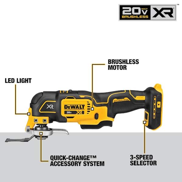 20V Maximum Lithium-Ion Cordless 4 Tool Combo Kit with 4Ah Battery. 2Ah Battery. Charger. and Bag