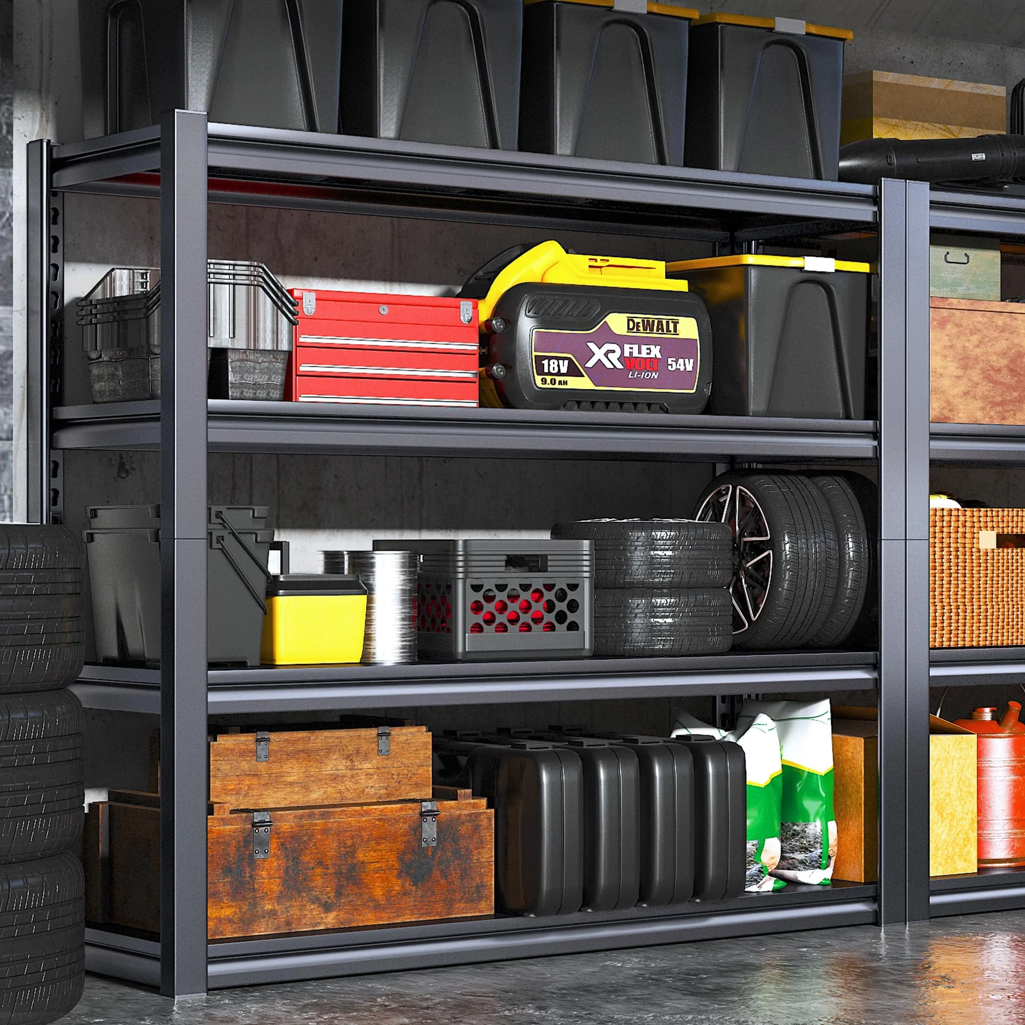 Raybee 40 Wide Garage Shelving Heavy Duty