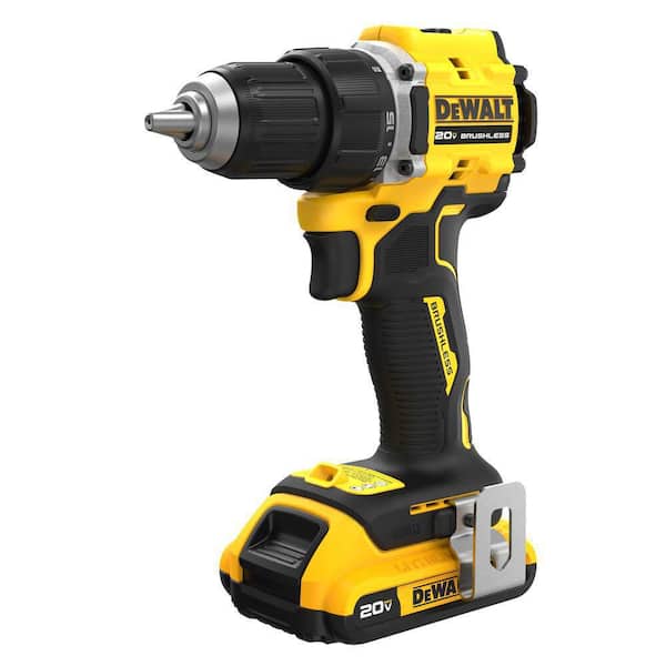 ATOMIC 20-Volt Lithium-Ion Cordless Compact 1/2 in. Drill/Driver Kit with 2.0Ah Battery. Charger and Bag