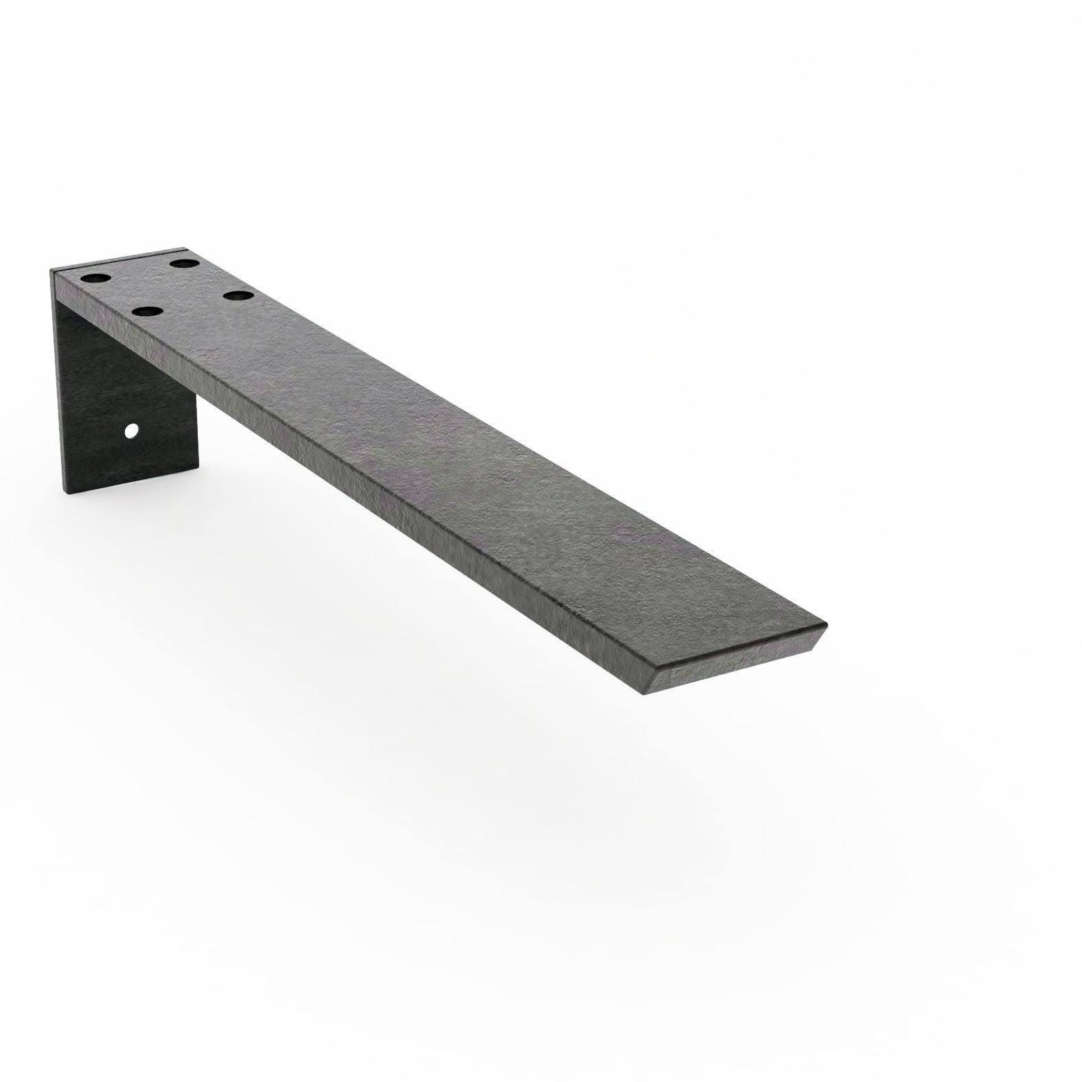 Hidden Granite Countertop L Bracket - 22X22 / Raw Steel