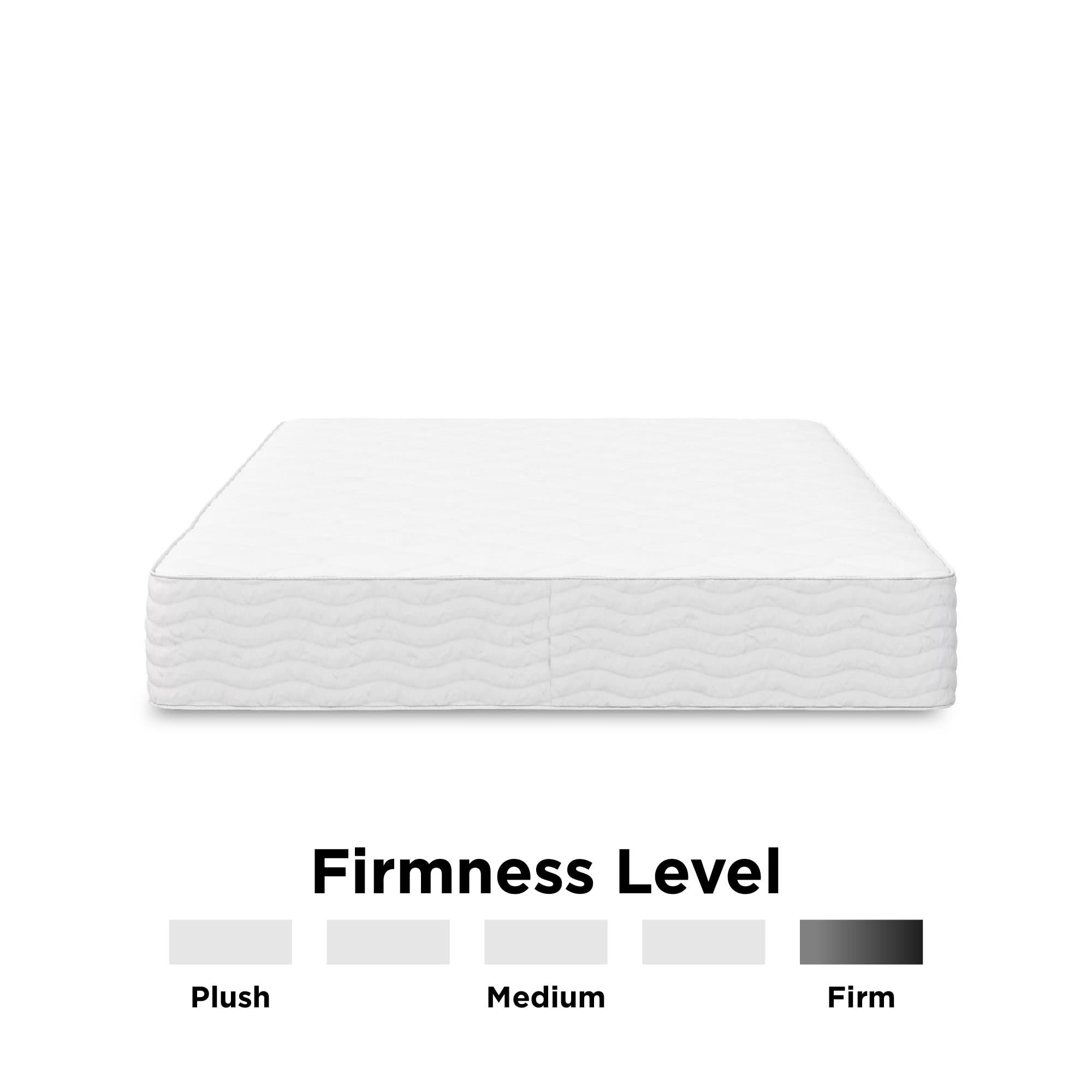 Sleep 6 Inch Thermobonded High Density Polyester Fill Mattress. Twin Size