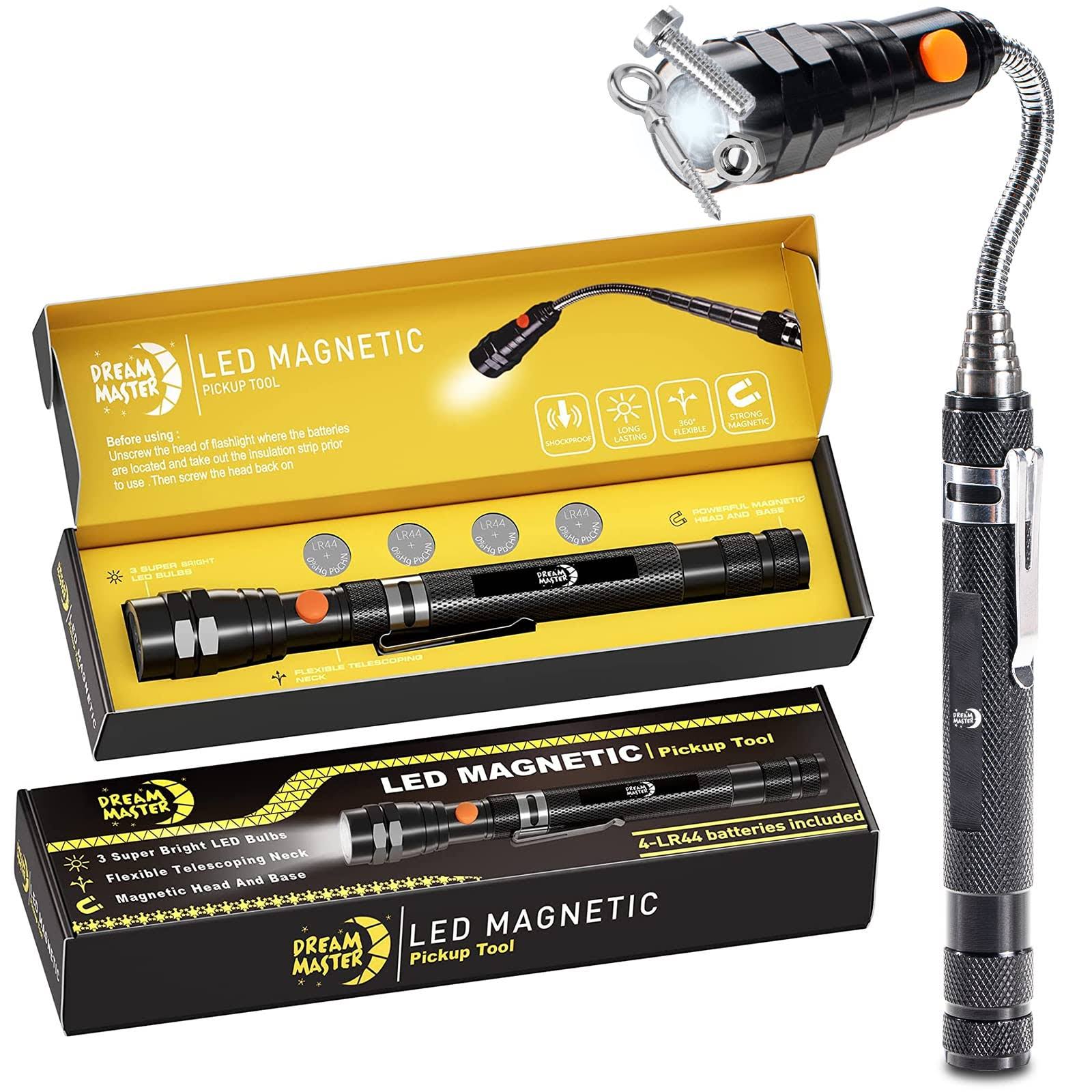 Dream Master Magnet 3 LED Magnetic Pickup tool.Unique Christmas Gift for Men. di