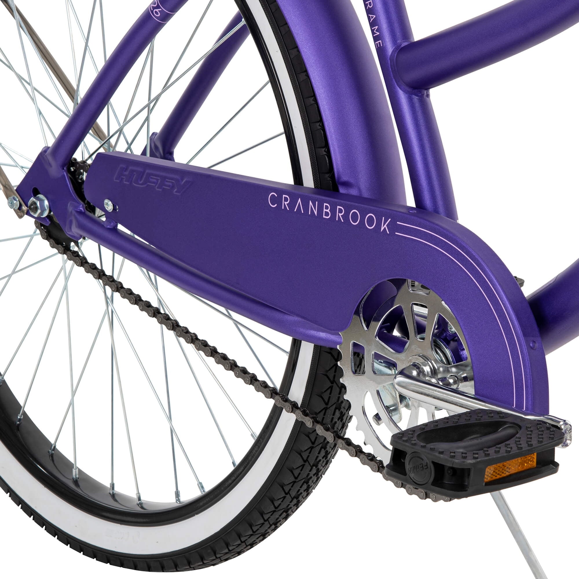 26 Cranbrook Women's Beach Cruiser Bike. Purple