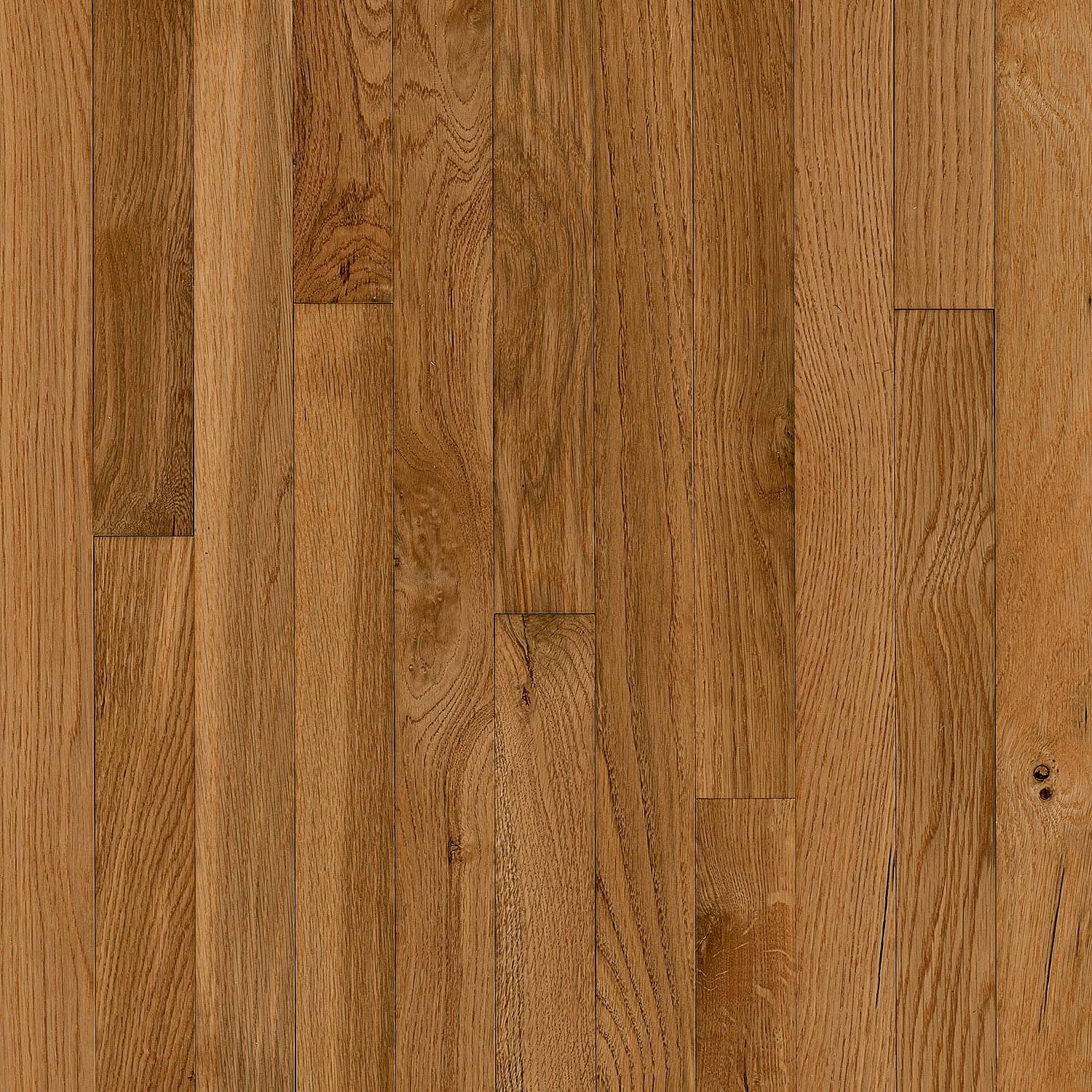 Bruce America's Best Choice Butterscotch Oak 2-1/4-in W x 3/4-in T Varying Length Smooth/Traditional Solid Hardwood Flooring (20-sq ft) in Brown