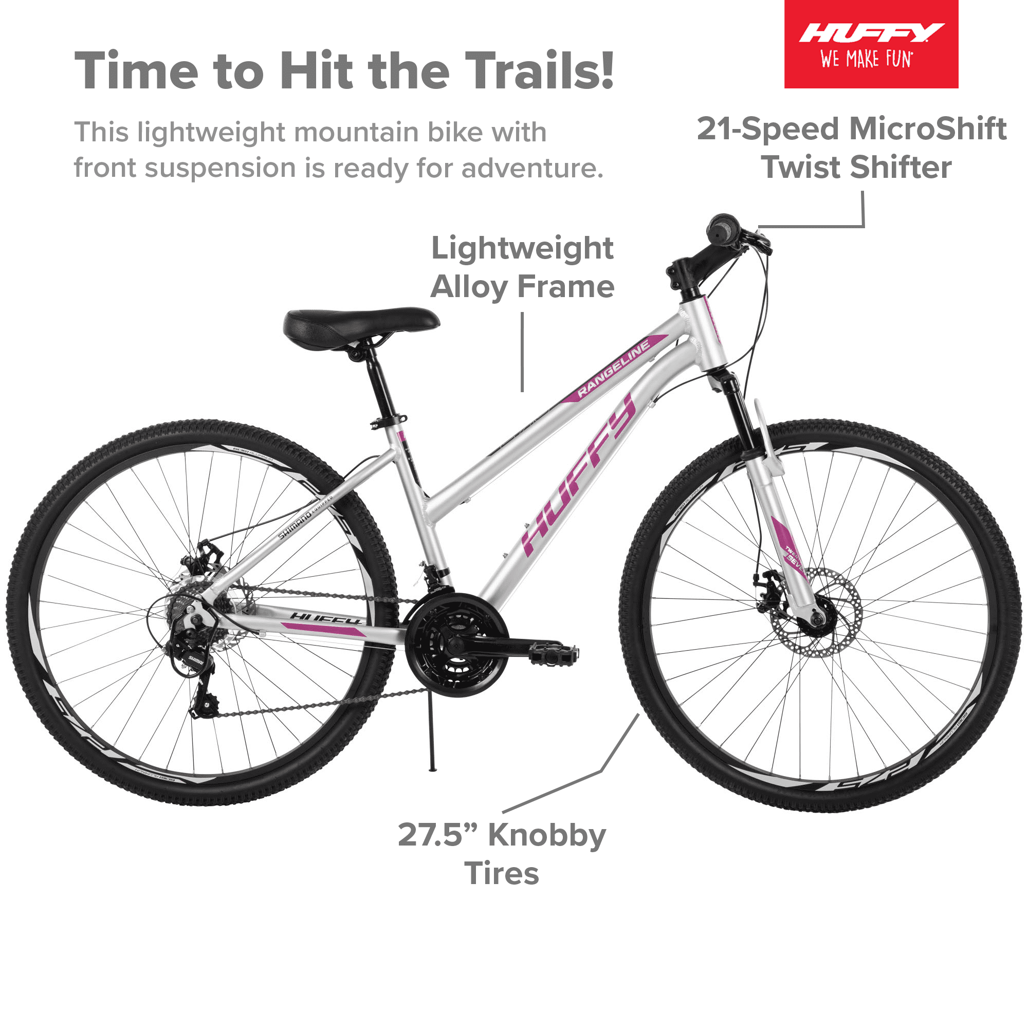 Rangeline Women��s Mountain Bikes. 27.5 inch. Silver