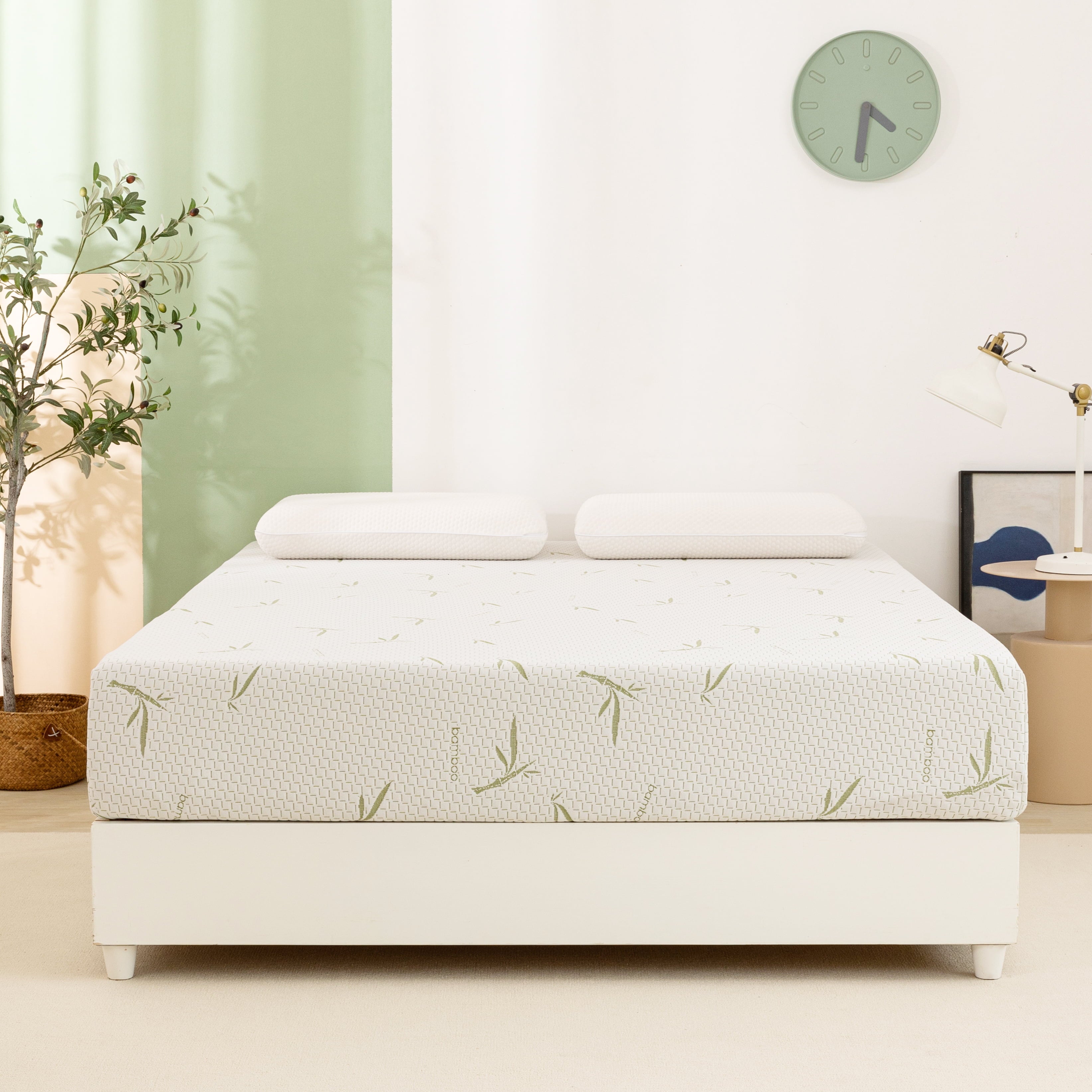 Size Mattress. 10 inch Gel Memory Foam Mattress in a Box with Bamboo Cover.CertiPUR-US Certified