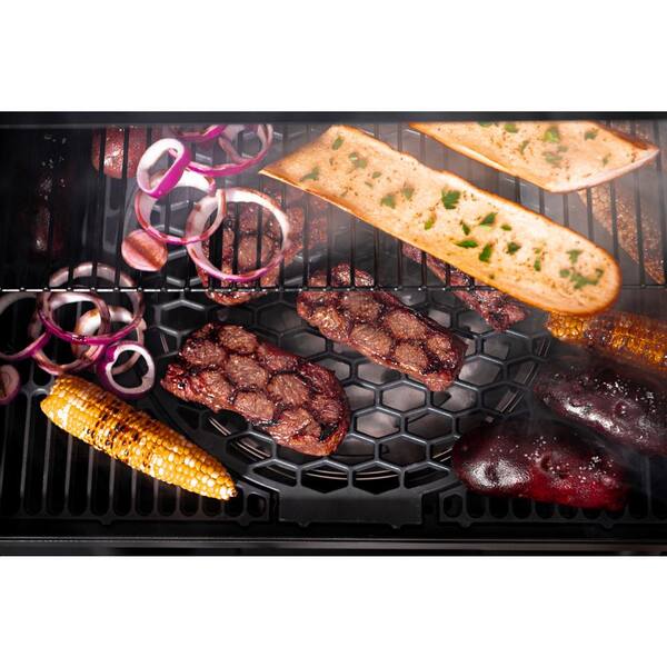 Rider 1200 DLX Pellet Grill and Smoker in Black with 1.234 sq. in. Cooking Space