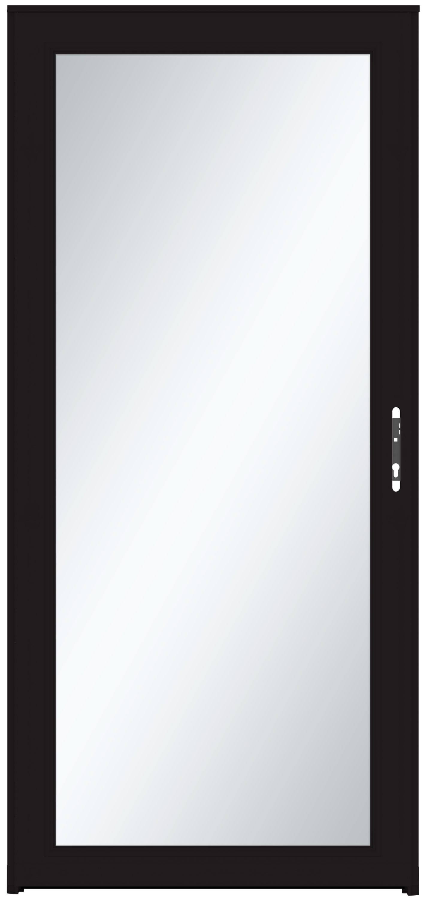 Larson Signature Selection 36-in x 81-in Black Full-view Aluminum Storm Door | 14904052-Instock