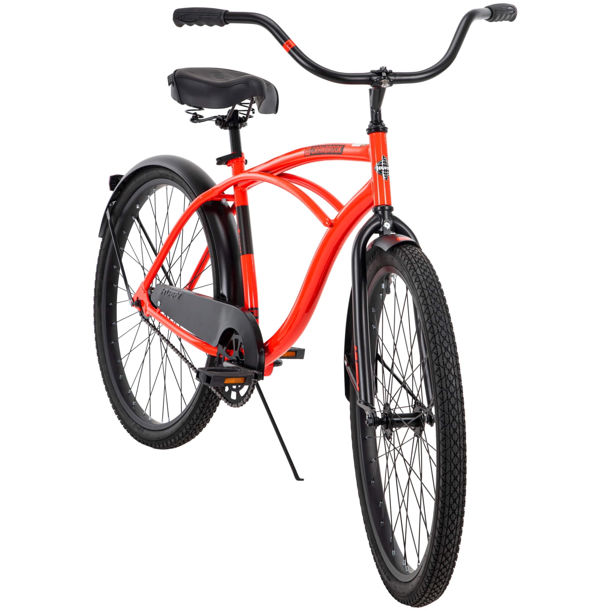 26 In. Cranbrook Men's Classic Beach Cruiser Comfort Bike. Red