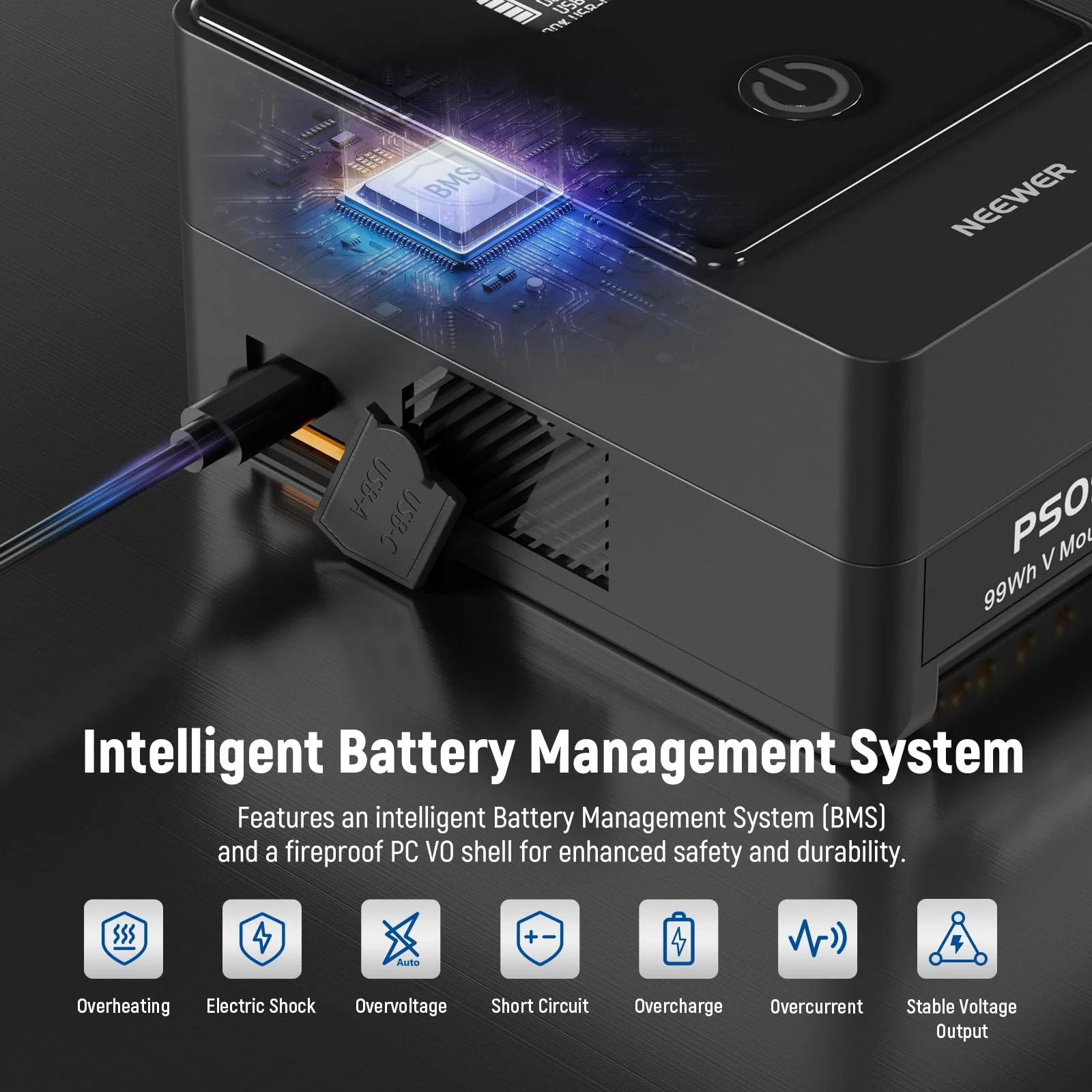 NEEWER Mini V Mount Battery 6800mAh 99Wh 14.5V