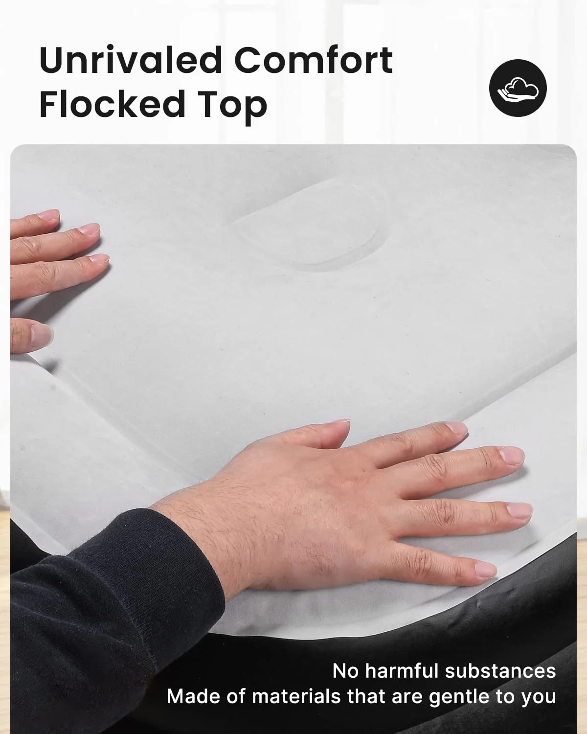 Airefina 18 Queen Air Mattress with Built-in Pump