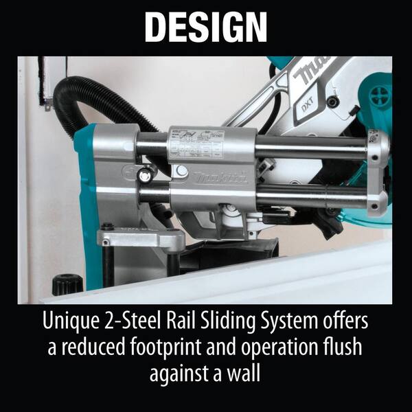 15 Amp 10 in. Dual Bevel Sliding Compound Miter Saw with Laser/Bonus Compact Folding Miter Saw Stand