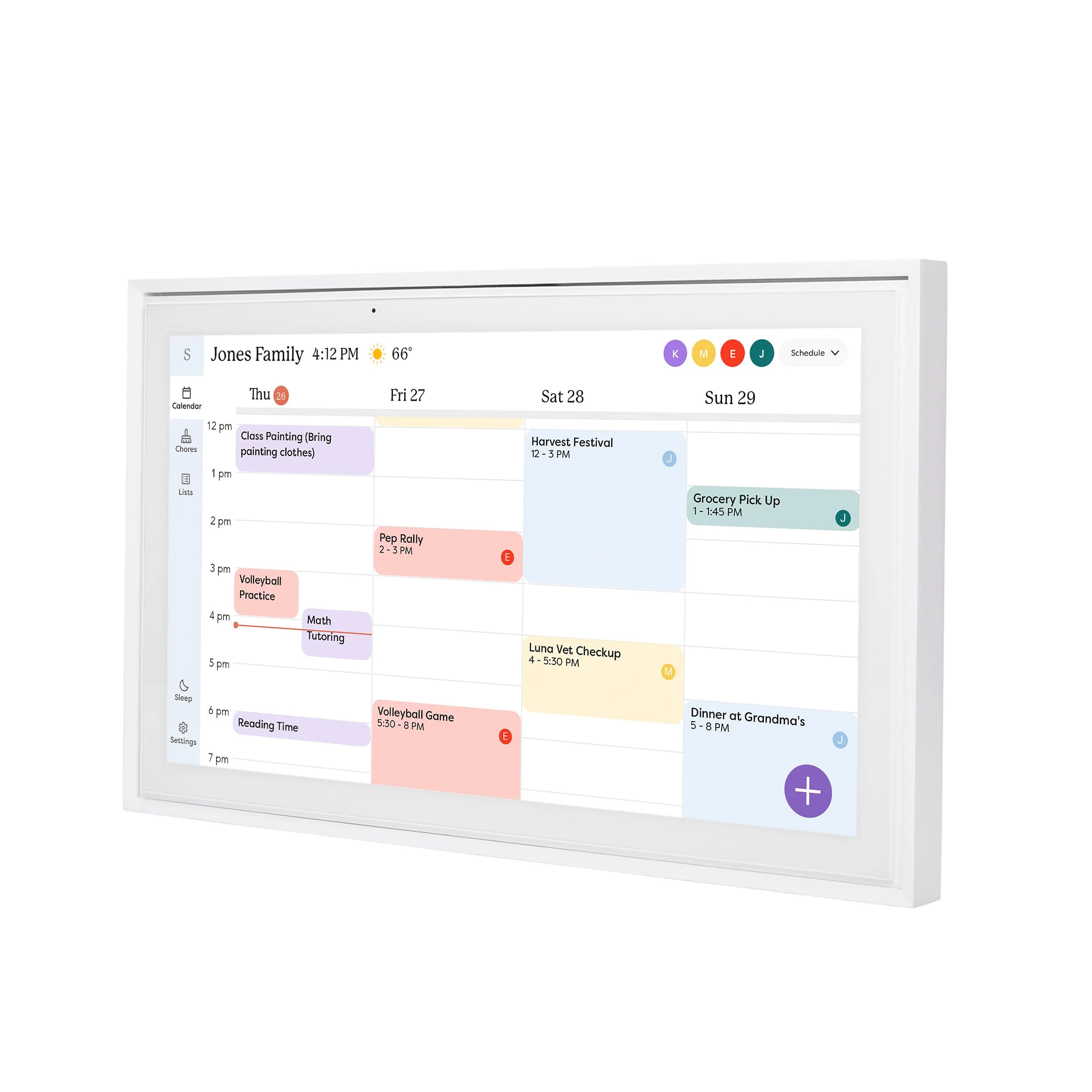 Skylight 15 inch Digital Calendar & Chore Chart-Instock