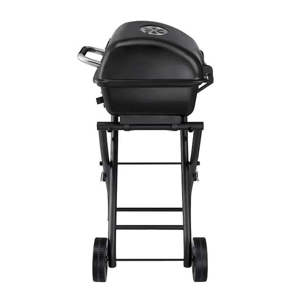 Portable Charcoal Grill in Black