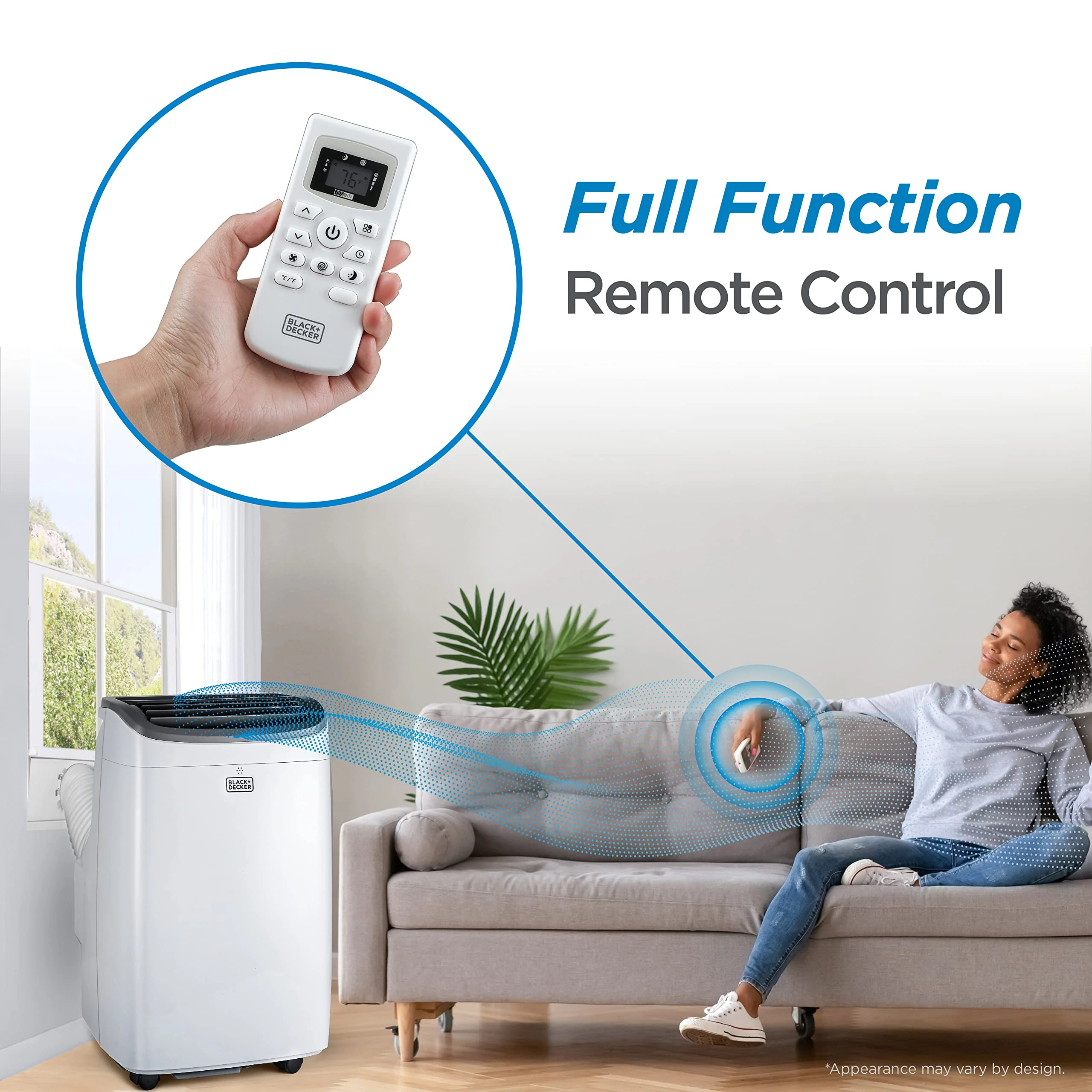 BLACK+DECKER 8.000 BTU Portable Air Conditioner up to 350 Sq.Ft