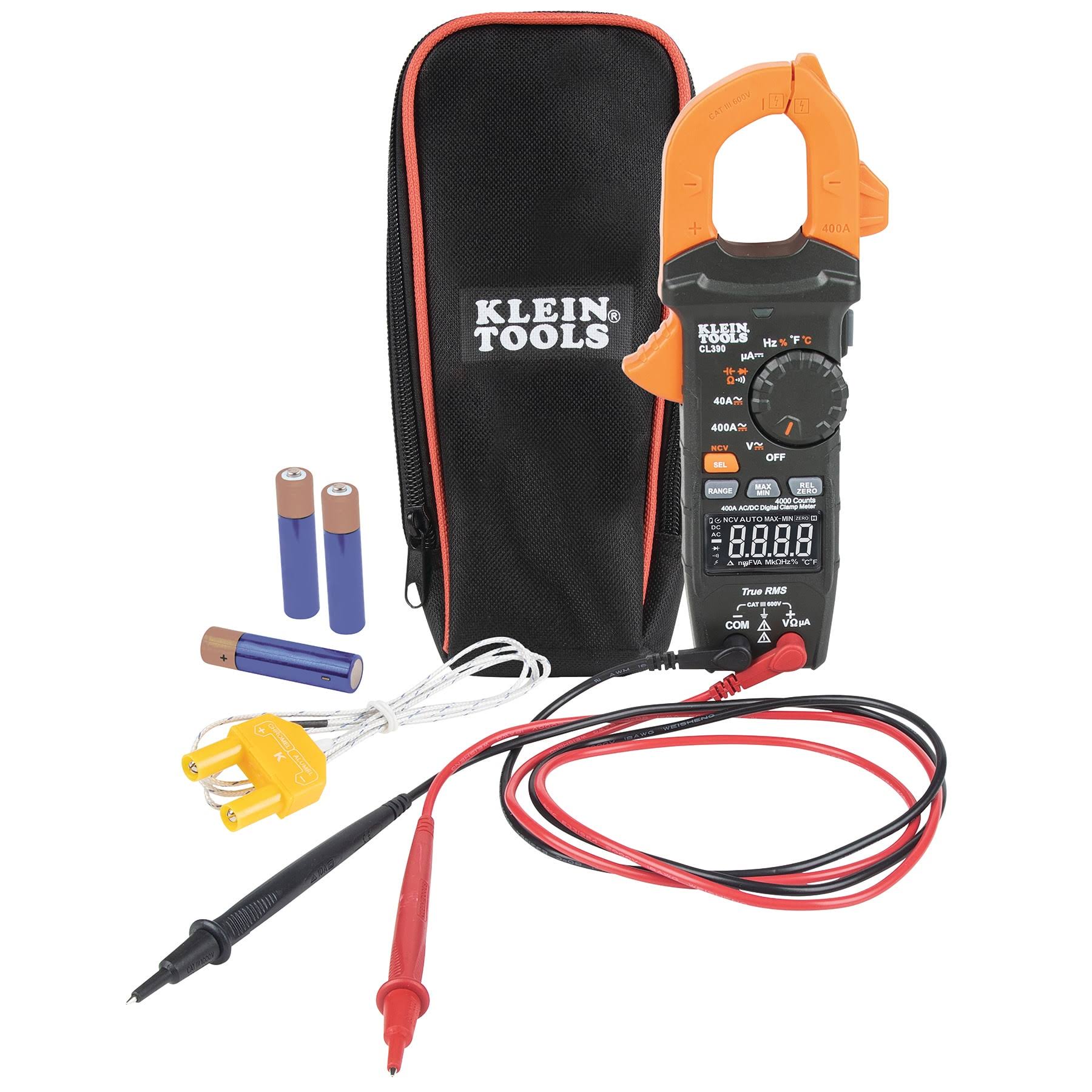 Klein Tools CL390 Auto-Ranging AC/DC Digital Clamp Meter