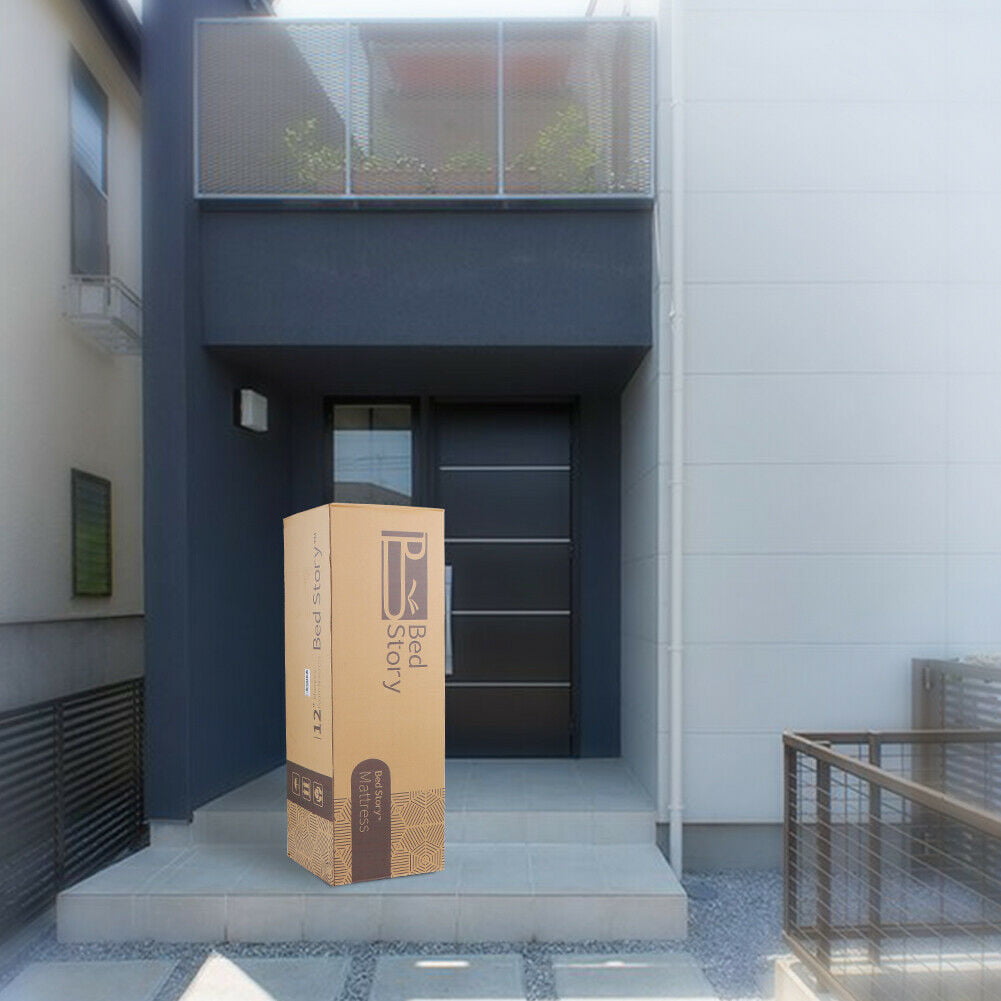 12 (H) Pocket Spring Hybrid Mattress. Queen Size Gel Infused Memory Foam Mattresses Bed in-a-Box CertiPUR-US Certified