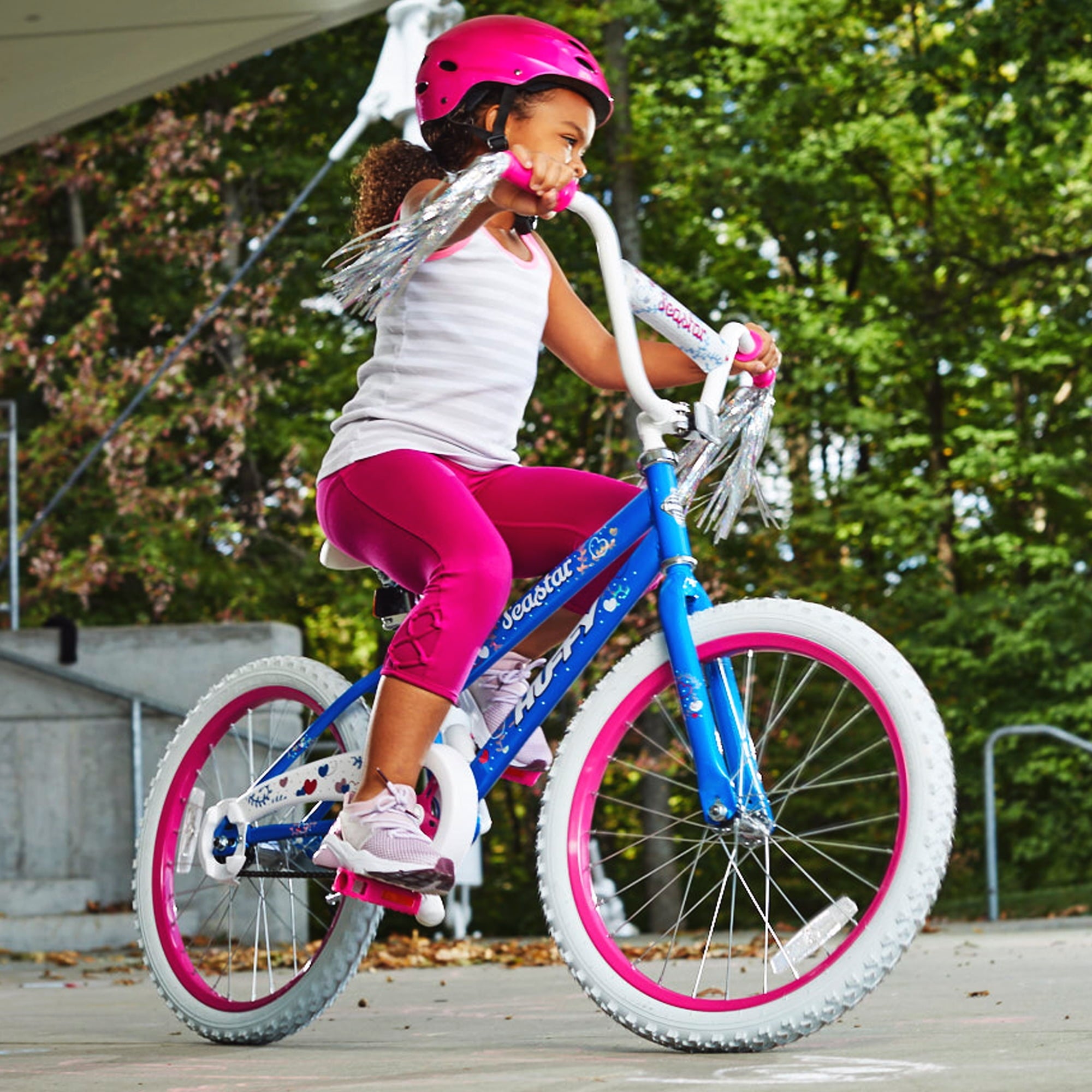 20 in. Sea Star Girl Kids Bike. Blue and Pink