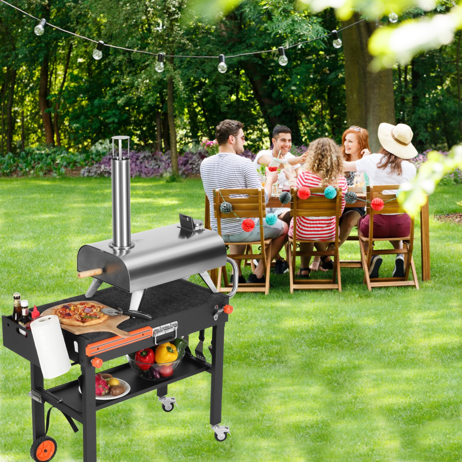 JiRiCHMi Outdoor Grill Table. Blackstone Griddle Stand