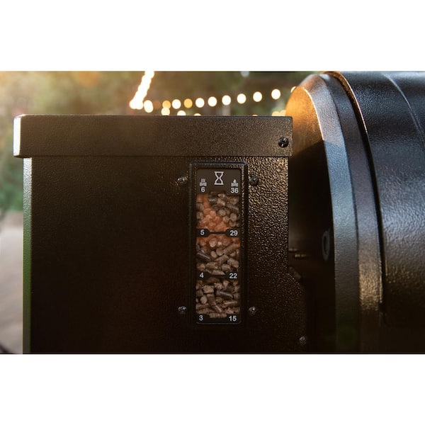 Oakford 1000 Wifi Pellet Grill Smoker in Black