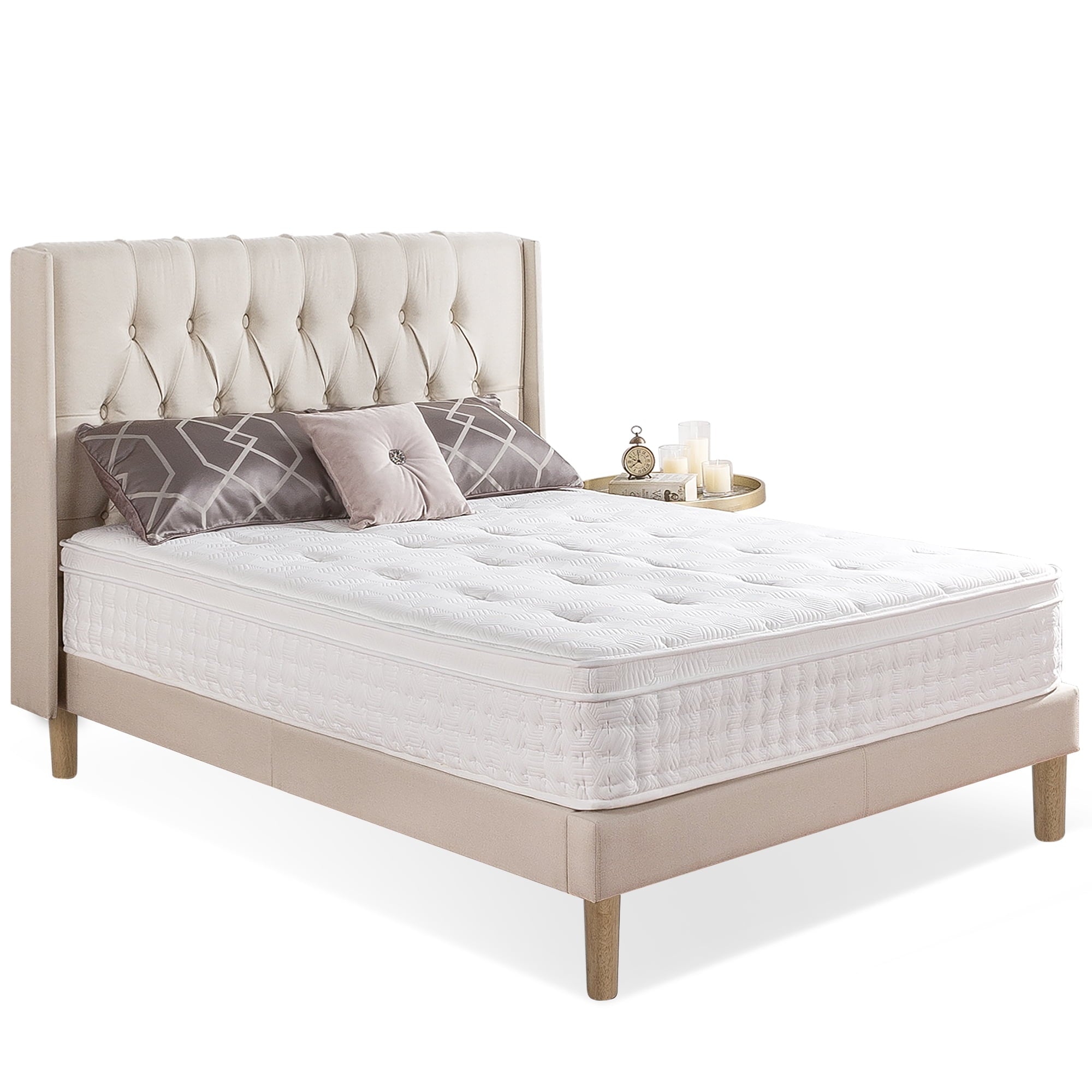 Euro Top 12�� Hybrid of Comfort Foam and Pocket Spring Mattress. Queen