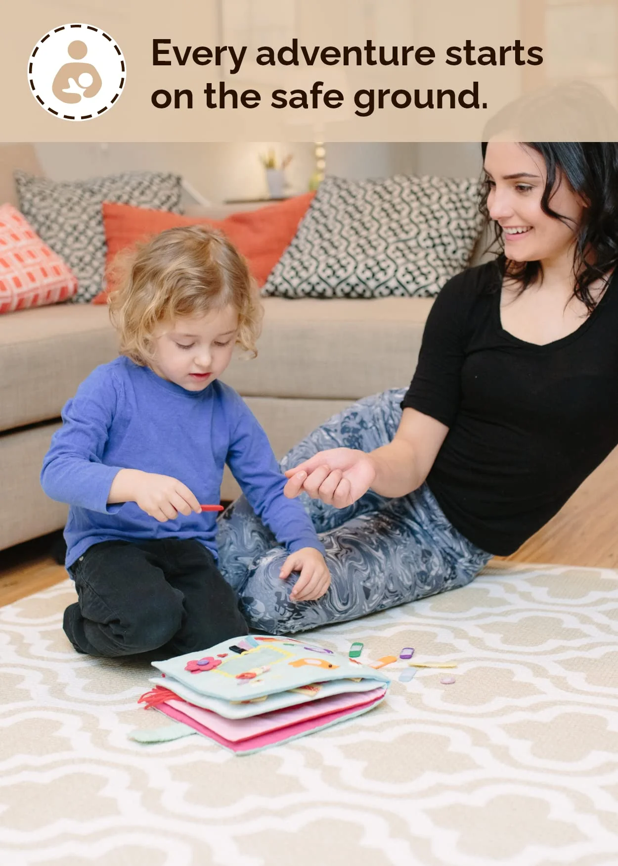 Baby Care Medium Play Mat 73'' x 49''