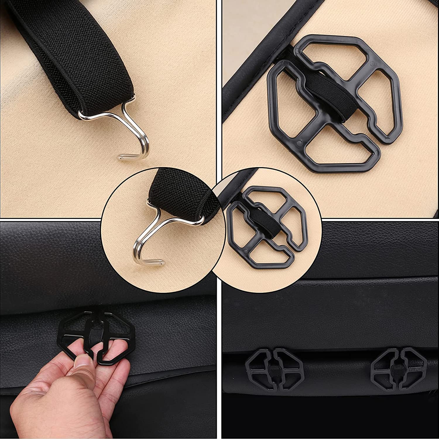 Coverado Waterproof Car Seat Covers Full Set