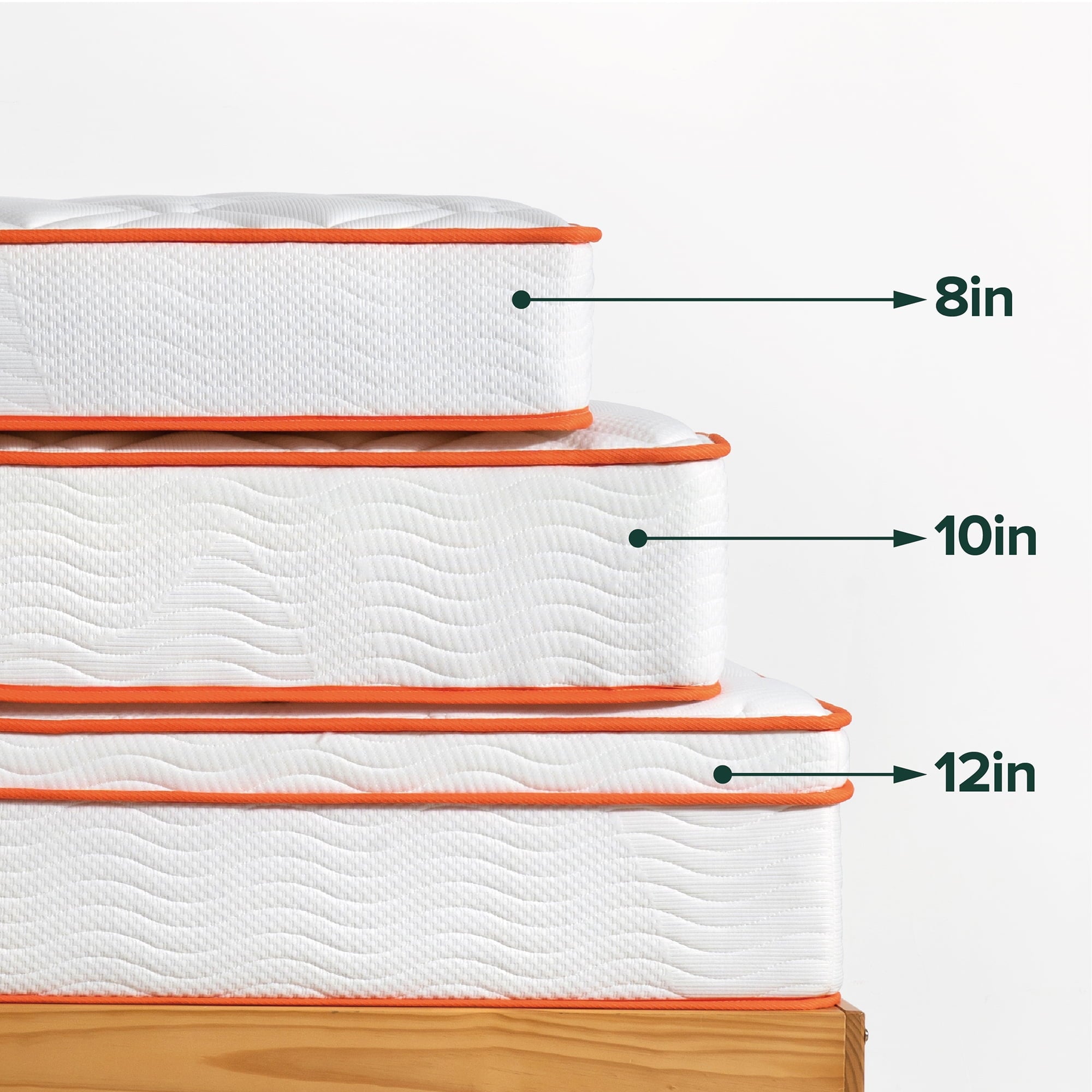 1 by Zinus 10�� Gel-Infused Memory Foam & Spring Mattress. Queen