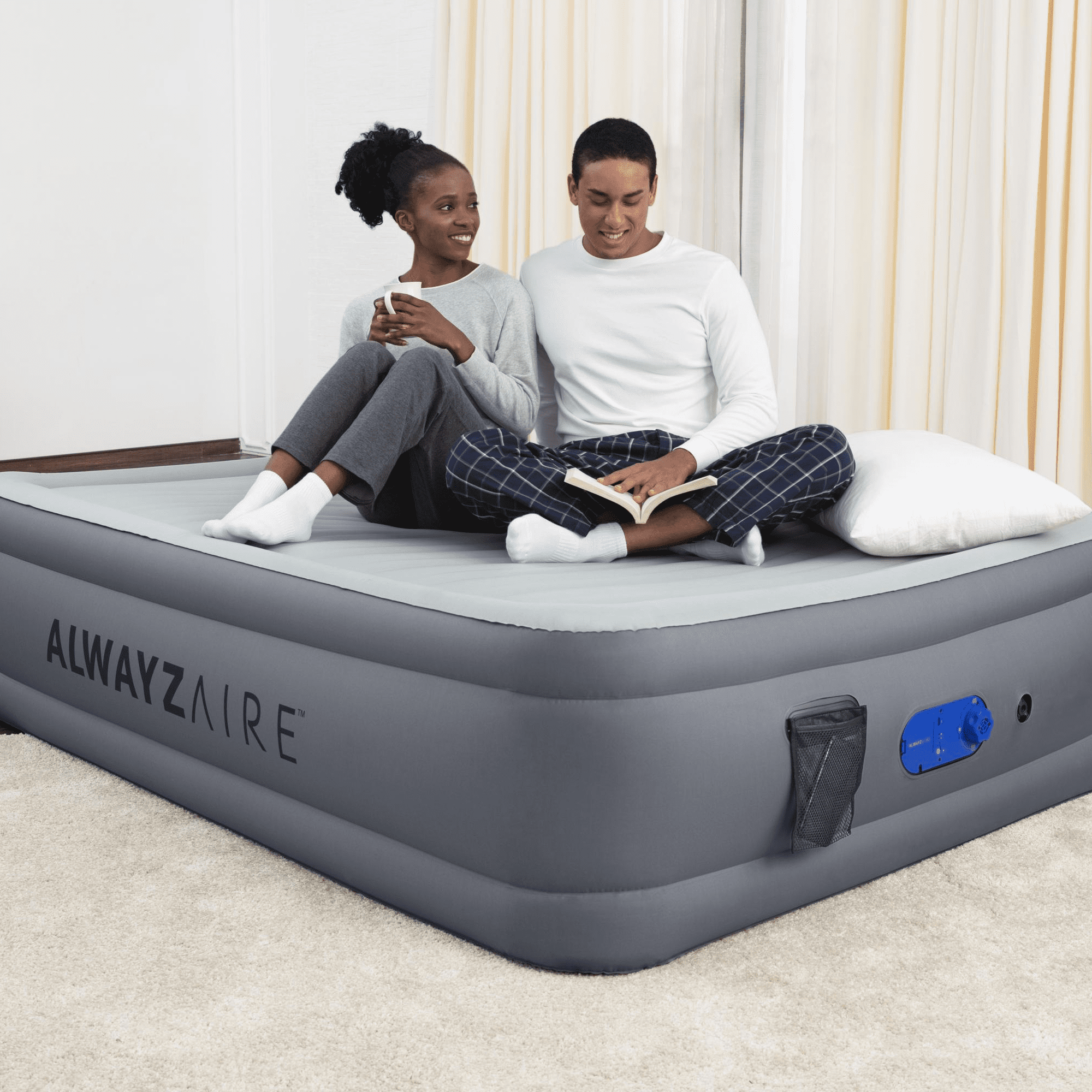 20 Queen Air Mattress with Built-in Pump