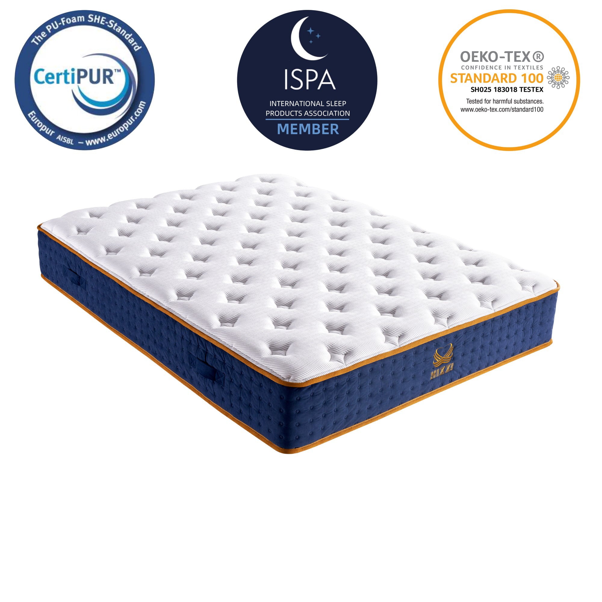 Queen 12 Inch Hybrid Mattress in a Box Medium-Firm Mattress with Cooling Gel Memory Foam for Pressure Relief
