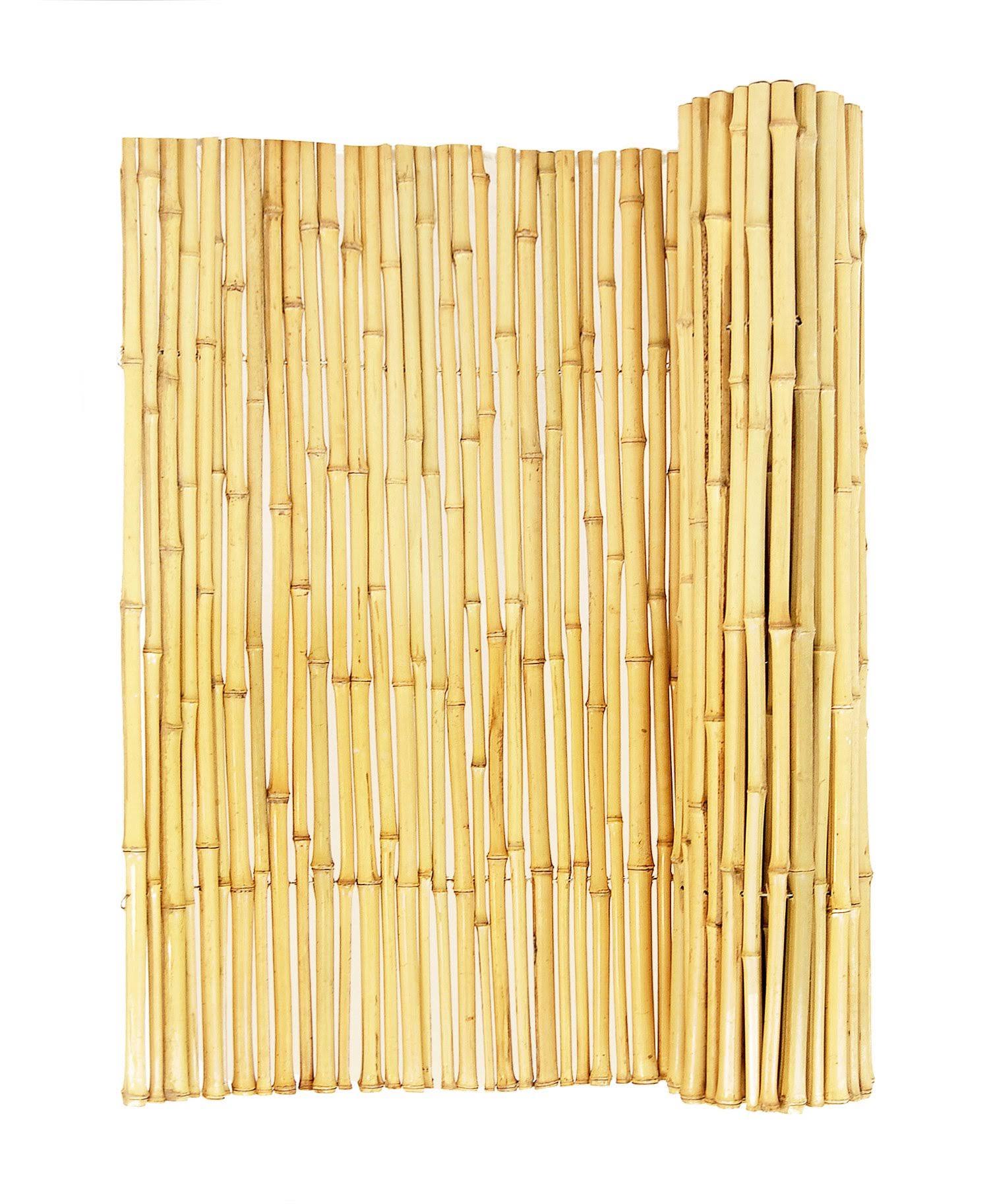 Backyard X-Scapes 3/4 in. D. 4 ft. H x 8ft. W Natural Bamboo Fence