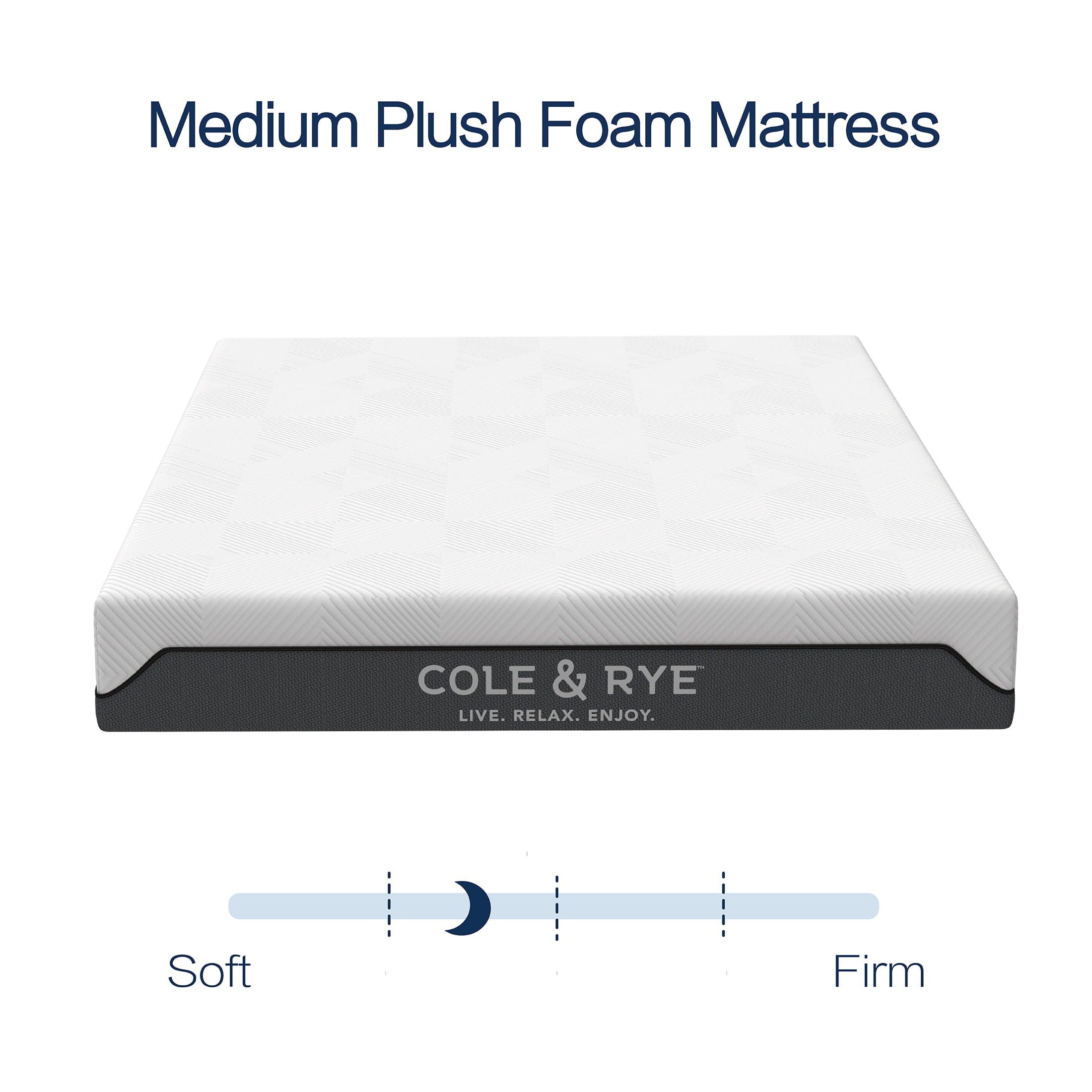 & Rye Spirit 12 Medium Plush Hybrid of Gel Memory Foam and Spring Mattress. Queen