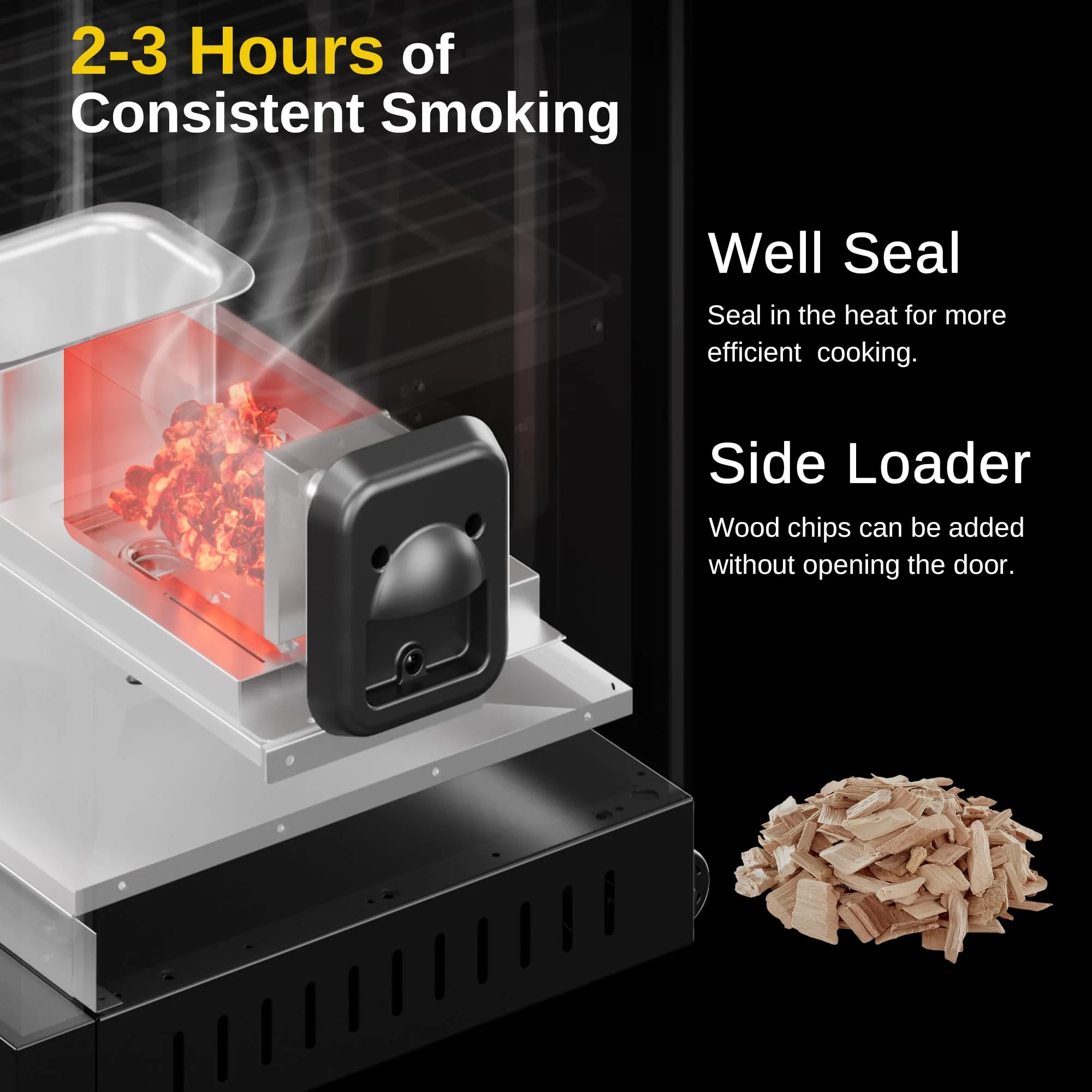 EAST OAK 30 Digital Electric Smoker with Glass Door