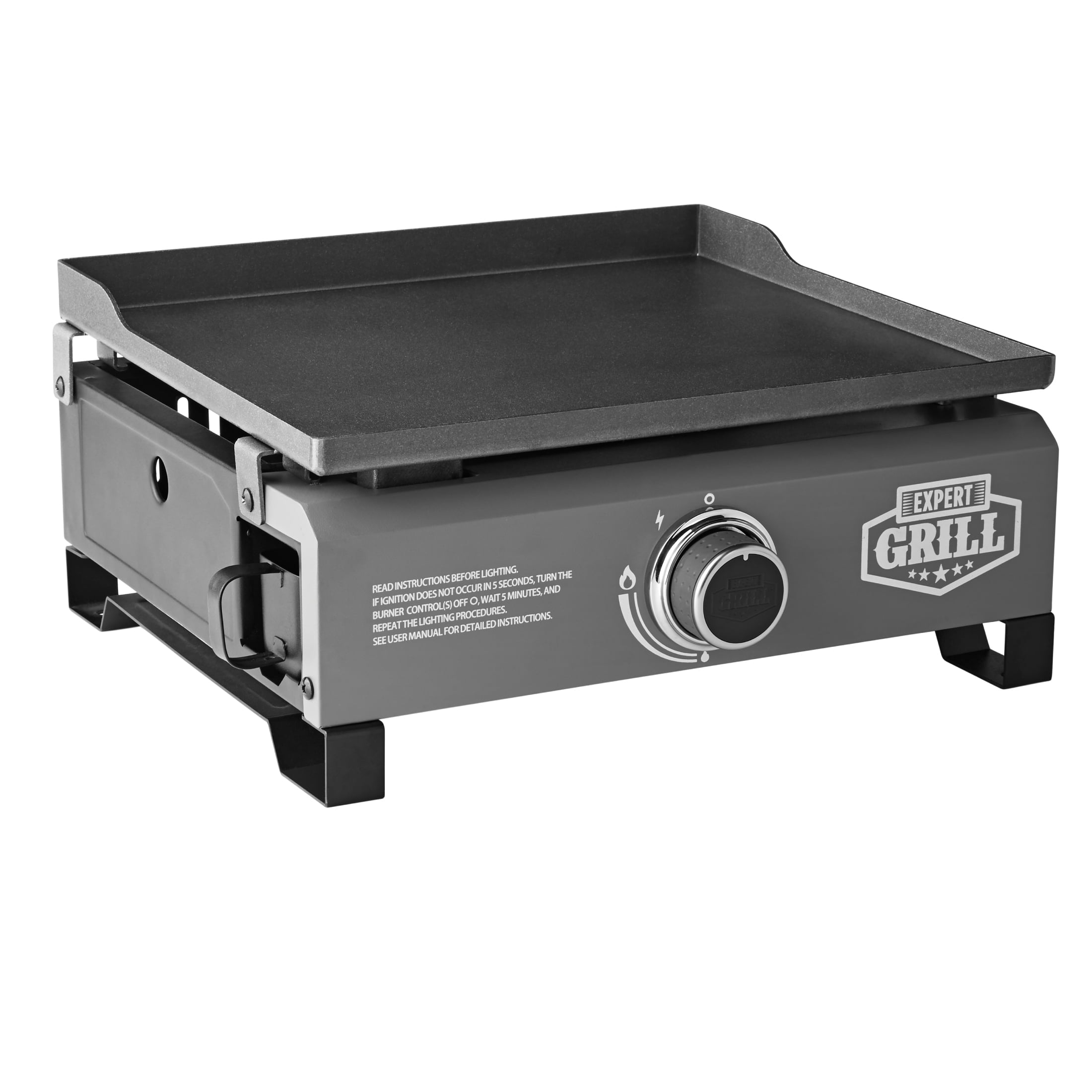 Grill 1-Burner Tabletop Propane Gas Griddle