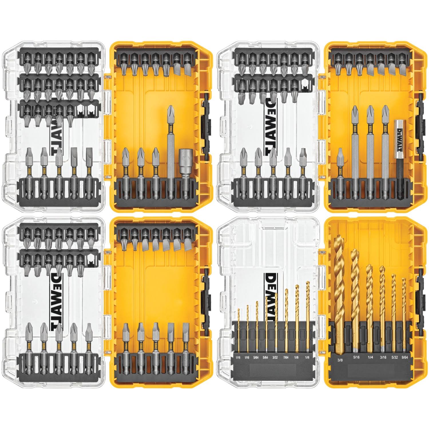 DeWalt 110-Piece Shank Screwdriver Bit Set