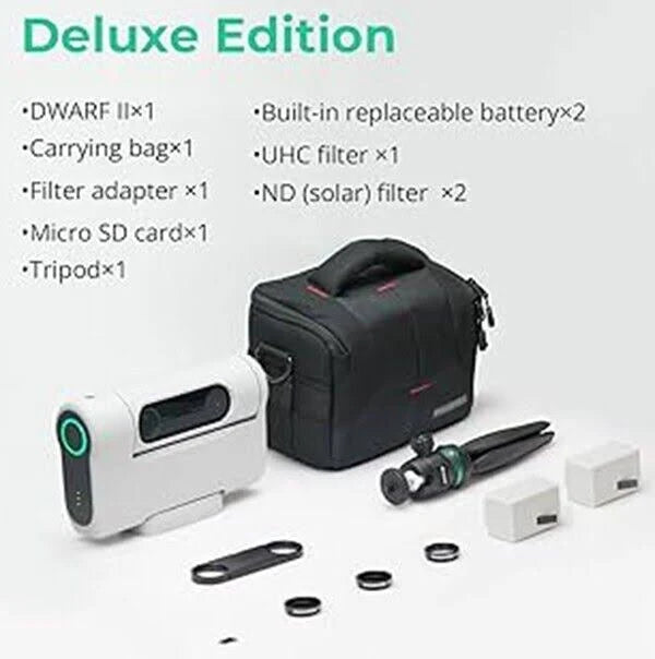 Dwarf II Smart Telescope. Deluxe - MadeInUSA