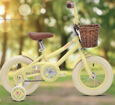 Bicycle 12-inch Girls Mila Child Bicycle. Yellow